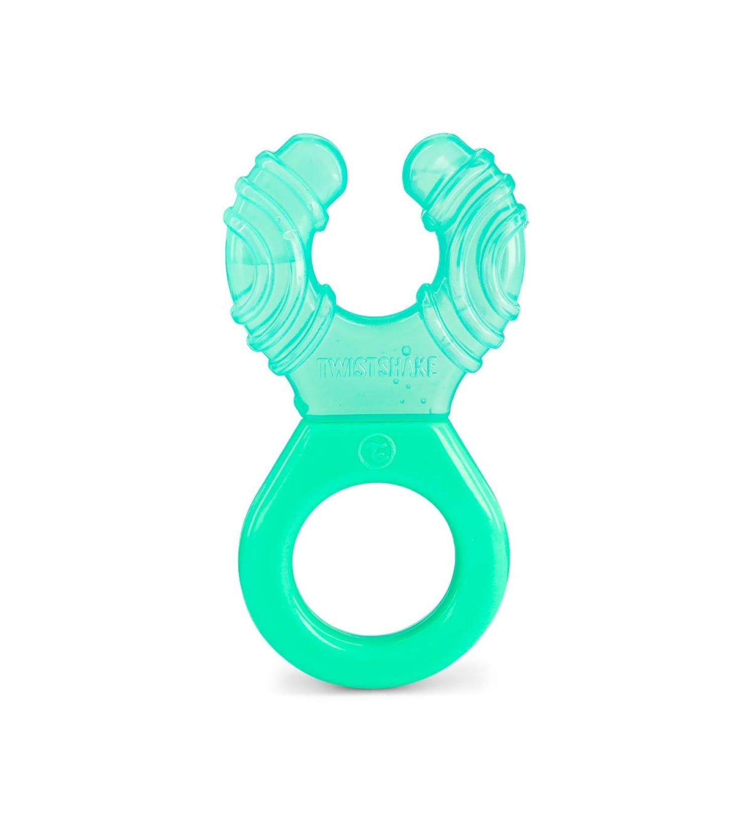 Twistshake Cooling Ring for Babies 2+ Months - BPA-Free Water-Filled Bite Ring for Teething Relief - Pastel Green - Buy Online on GoSupps.com