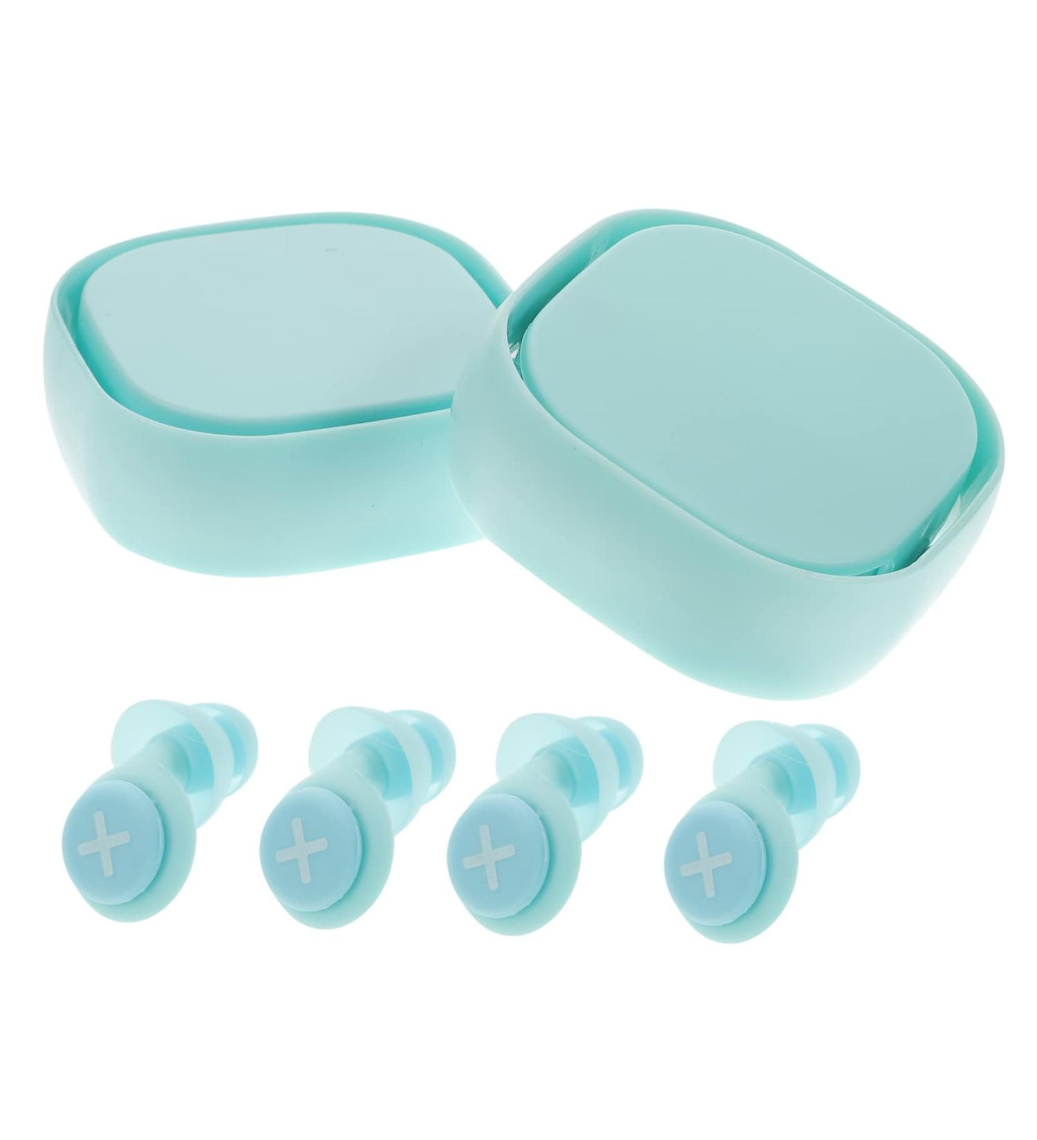 Hemoton 2 Sets Girls' Noise Canceling Earplugs with Ear Hooks - Sky-blue - Travel, Sleep, Study - Pack of 1 - Buy Online on GoSupps.com