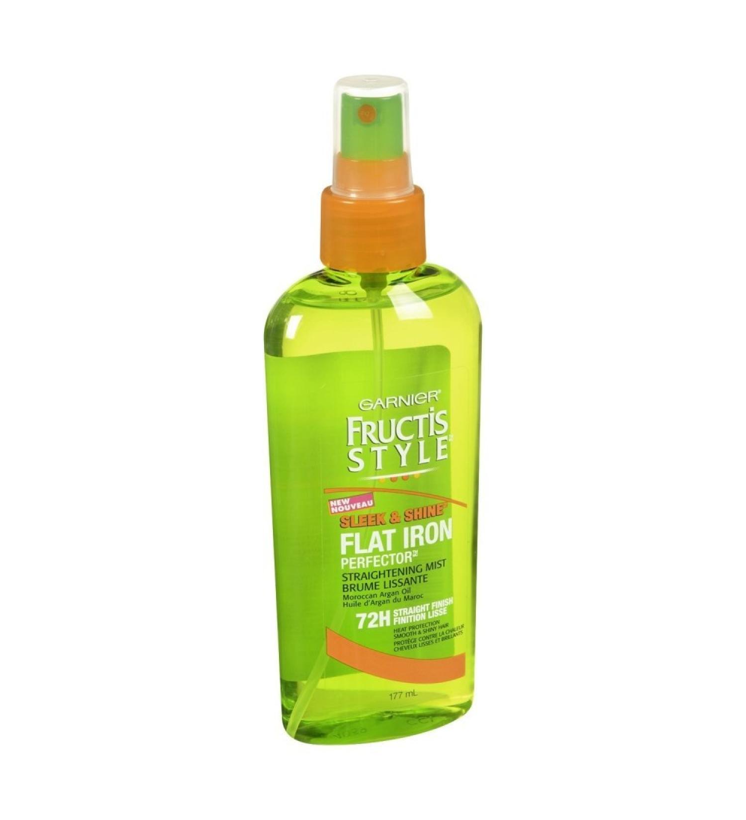 Garnier Fructis Style Sleek & Shine Flat Iron Perfector Straightening Mist 6 oz (Pack of 5) Citrus 6 Fl Oz (Pack of 5)