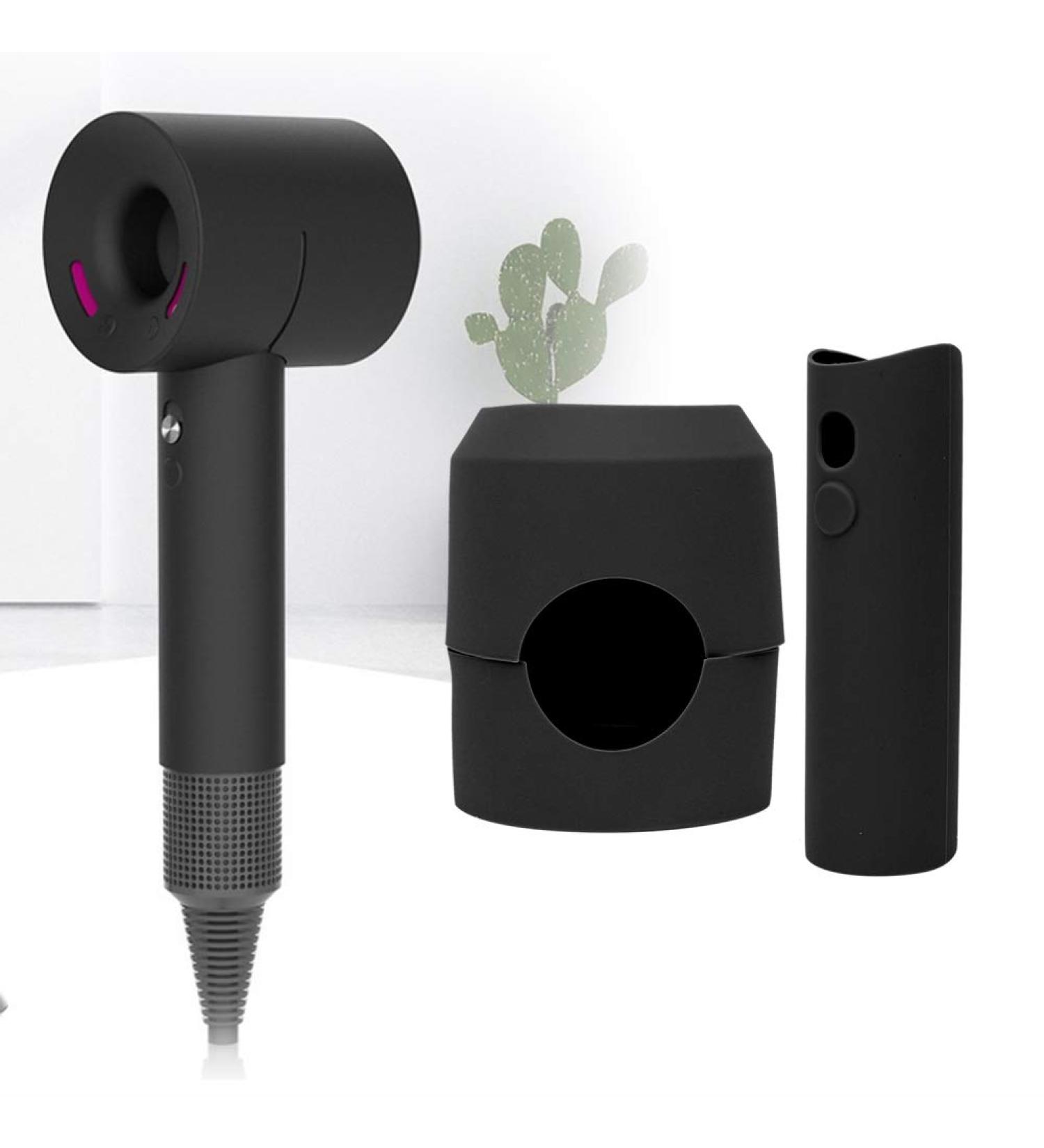 Buy Silicone Hair Dryer Protective Cover for Dyson - Black Case for Ultimate Protection - Buy Online on GoSupps.com