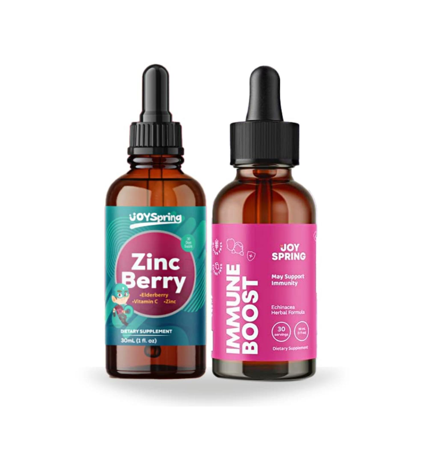 Joy Spring Kids Zinc + Vitamin C Immune Support Supplement for Stronger Immune System - Buy Online on GoSupps.com