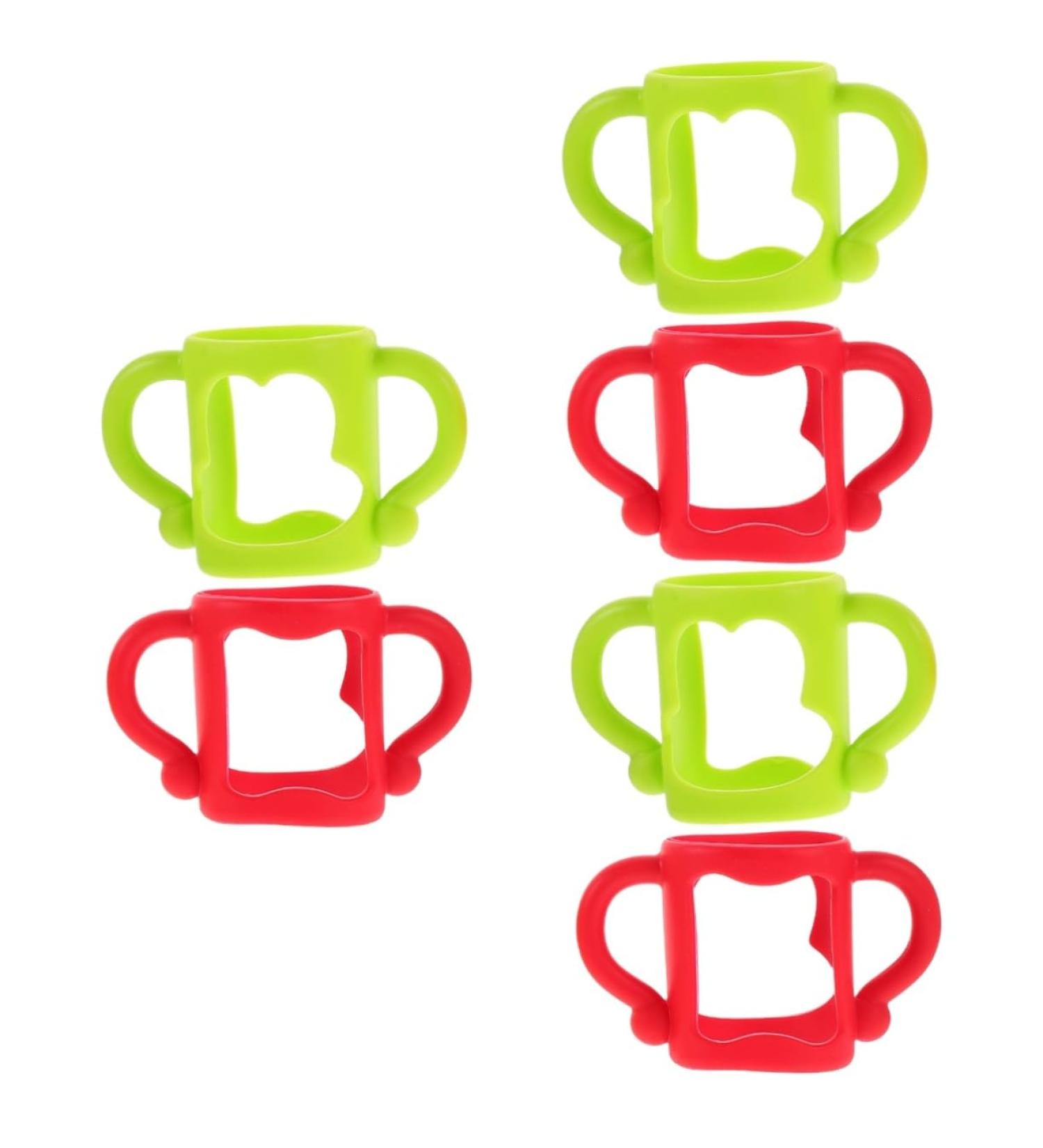Toyvian 6 Pcs Bottle Handle Bottle Handle Milk Bottle Grips Bottle Handle Bottle Handles Bottle Grip Soft Wide Mouth Child 13.00X7.00X6.50CMx3pcs Assorted Colorx3pcs - Buy Online on GoSupps.com