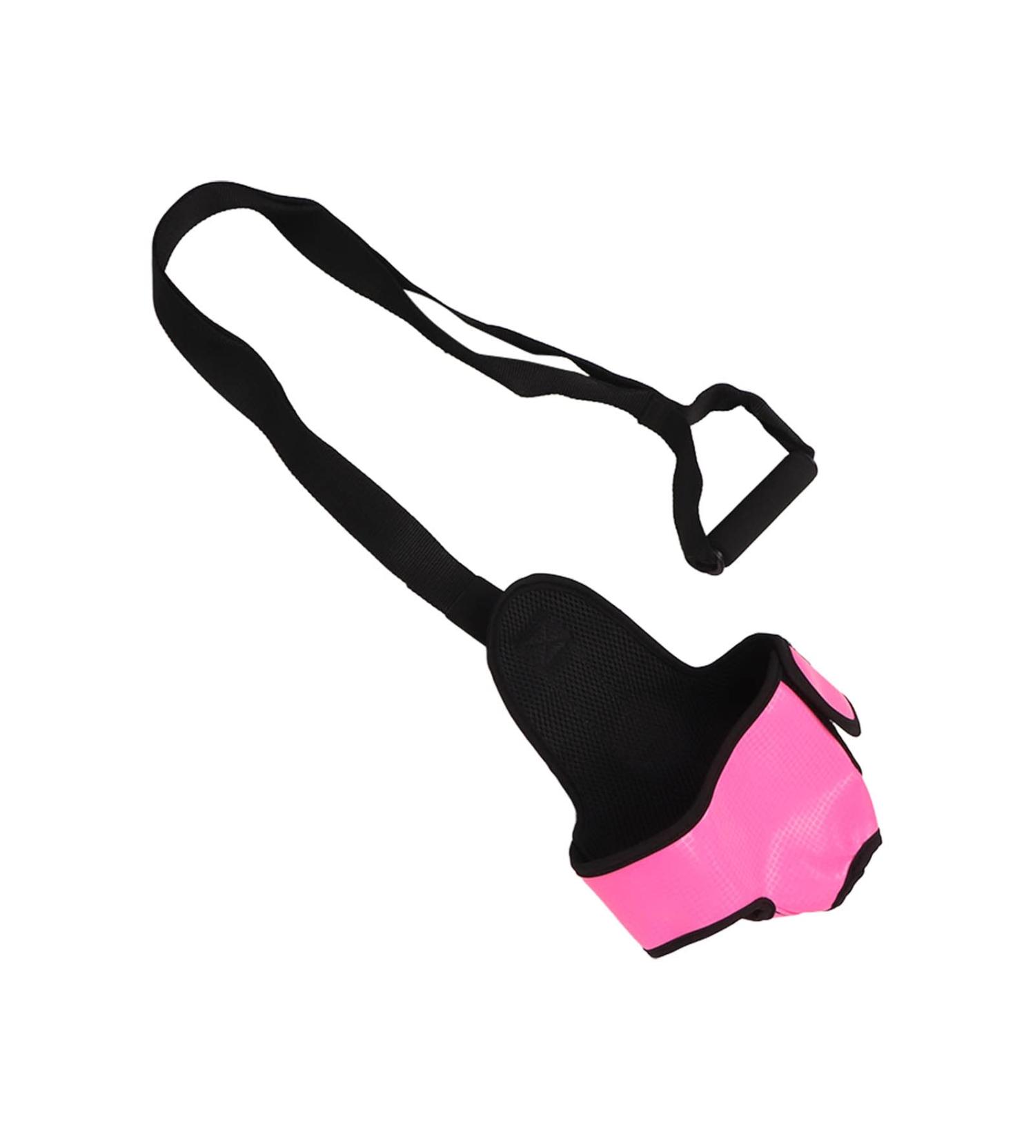 Adjustable Foot Stretching Belt - Elastic & Breathable Leg Stretch Device for Muscle Relaxation | Portable Red Exercise Belt - Buy Online on GoSupps.com