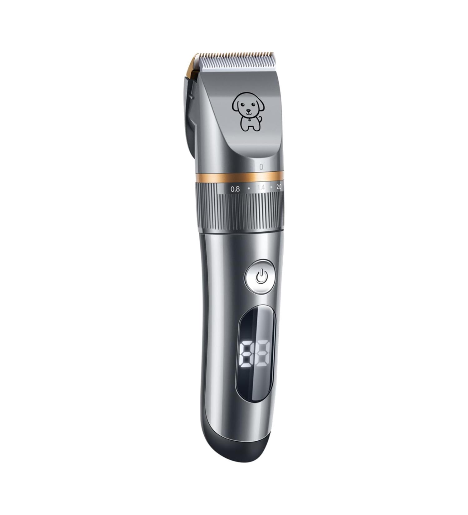 CalmGeek Dog Clippers Dog Grooming Clippers Kit Rechargeable Pet Clippers Low Noise Pet Hair Clipper with Comb 5 Speed for Dogs Cats Pets Hair Trimmer - Buy Online on GoSupps.com