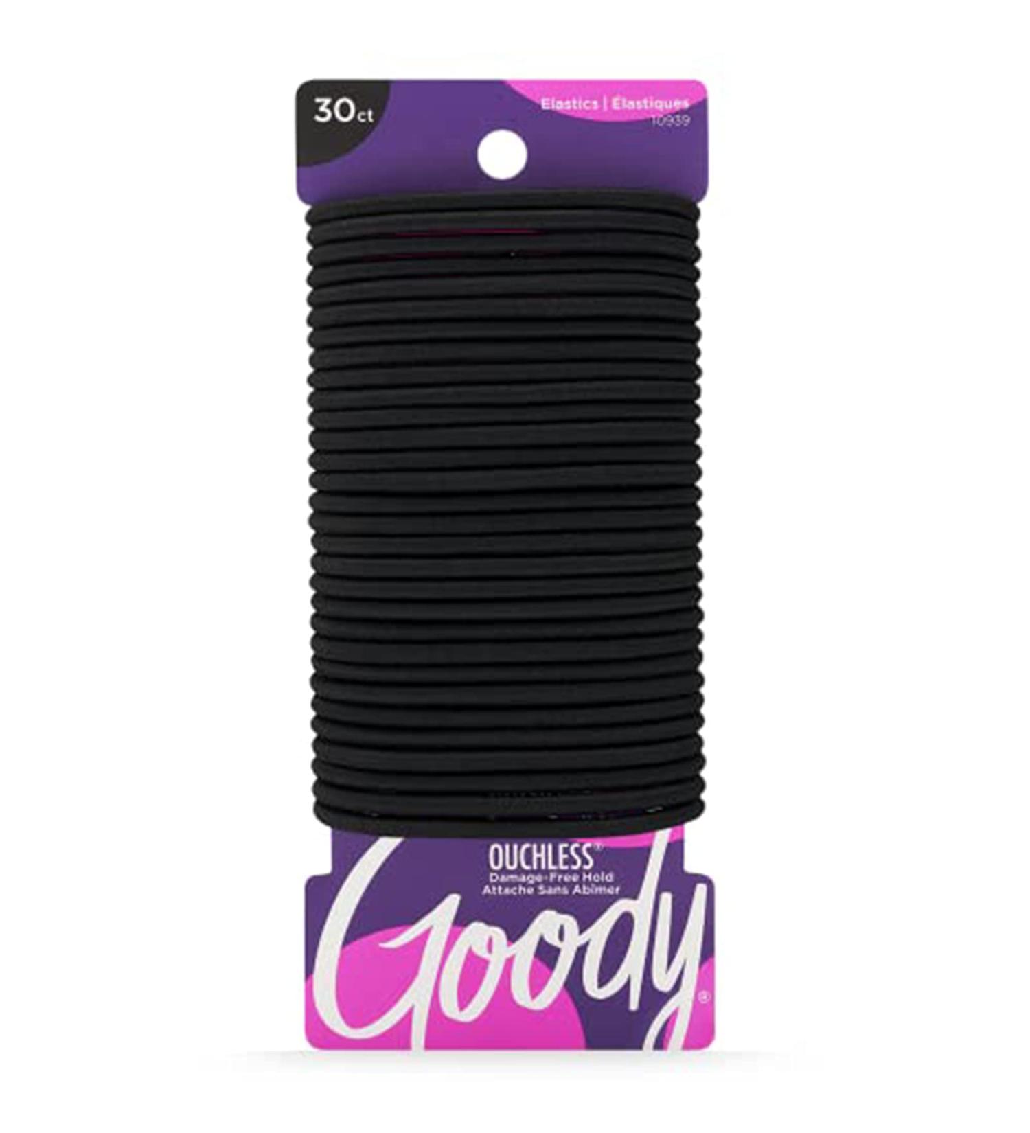 Goody Ouchless Elastic Thick Hair Ties - 30 Count Pack - Medium to Thick Hair Accessories for Girls - Buy Online on GoSupps.com