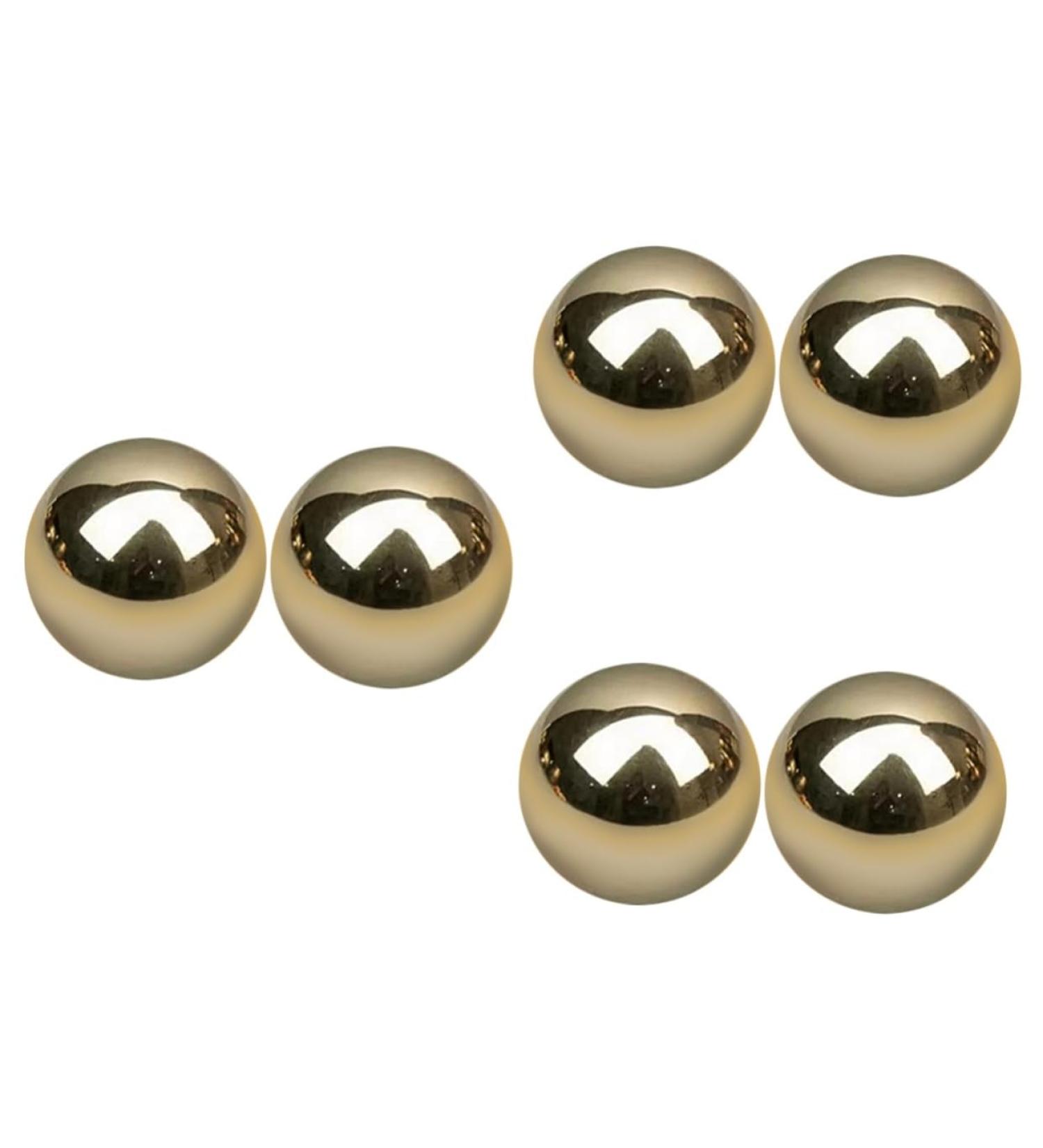 FOMIYES 6 Stk Gymnastics Ball | Brass Massage Device for Fitness & Health - Metal Balls for Exercise & Tissue Relief - Buy Online on GoSupps.com