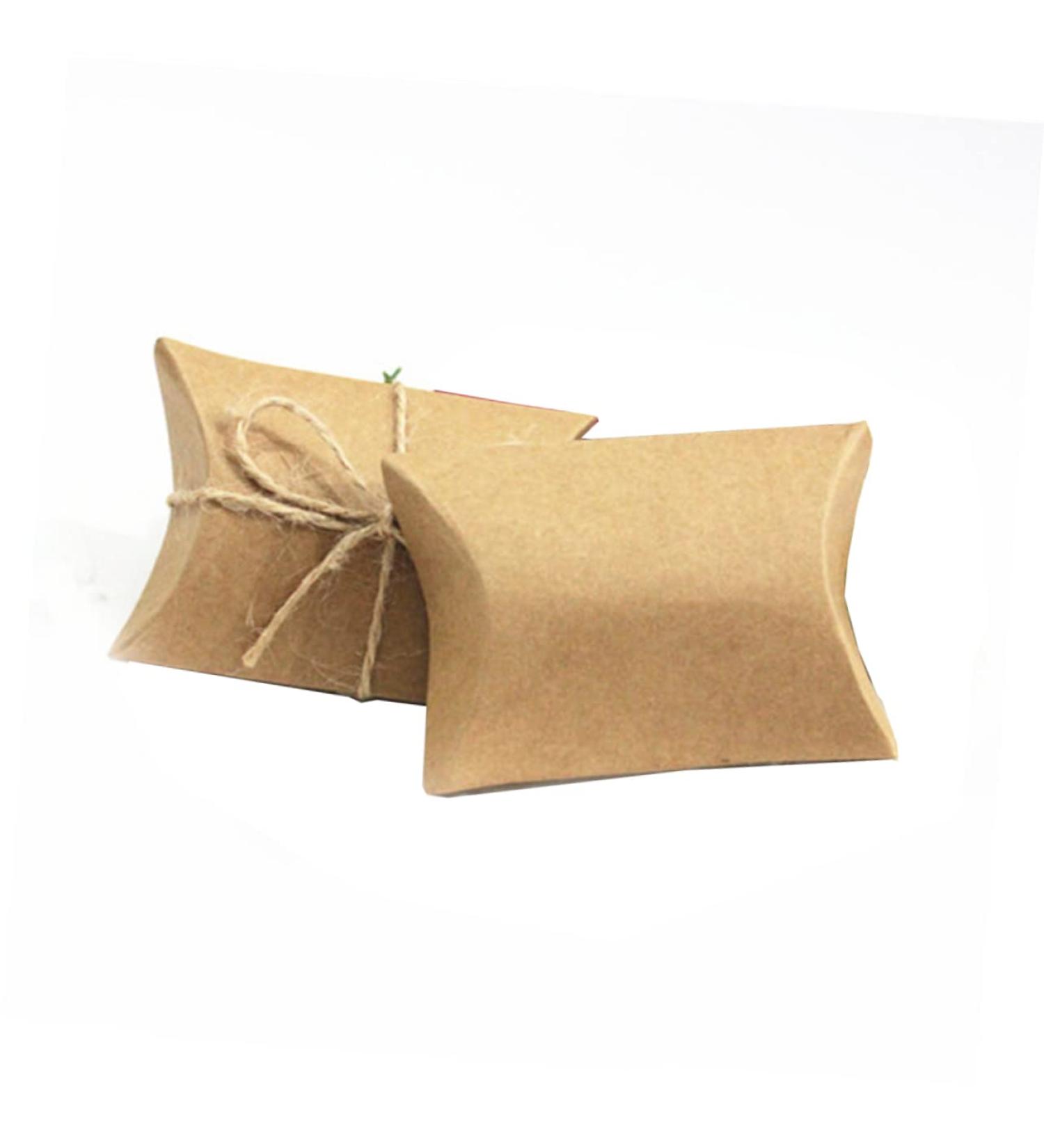 GLEAVI 100pcs Boxes Mini Chocolates Boxes Brown Craft Paper Candy Boxes Packing Box Bag Wedding - Buy Online on GoSupps.com