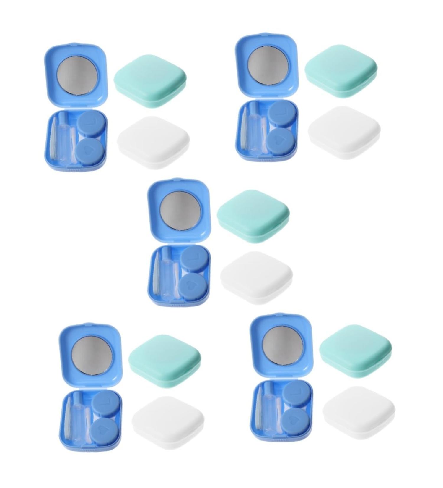 Solustre 15-Compartment Contact Lens Container Set for Women | Stylish Storage Kit & Case for Lenses - Buy Online on GoSupps.com