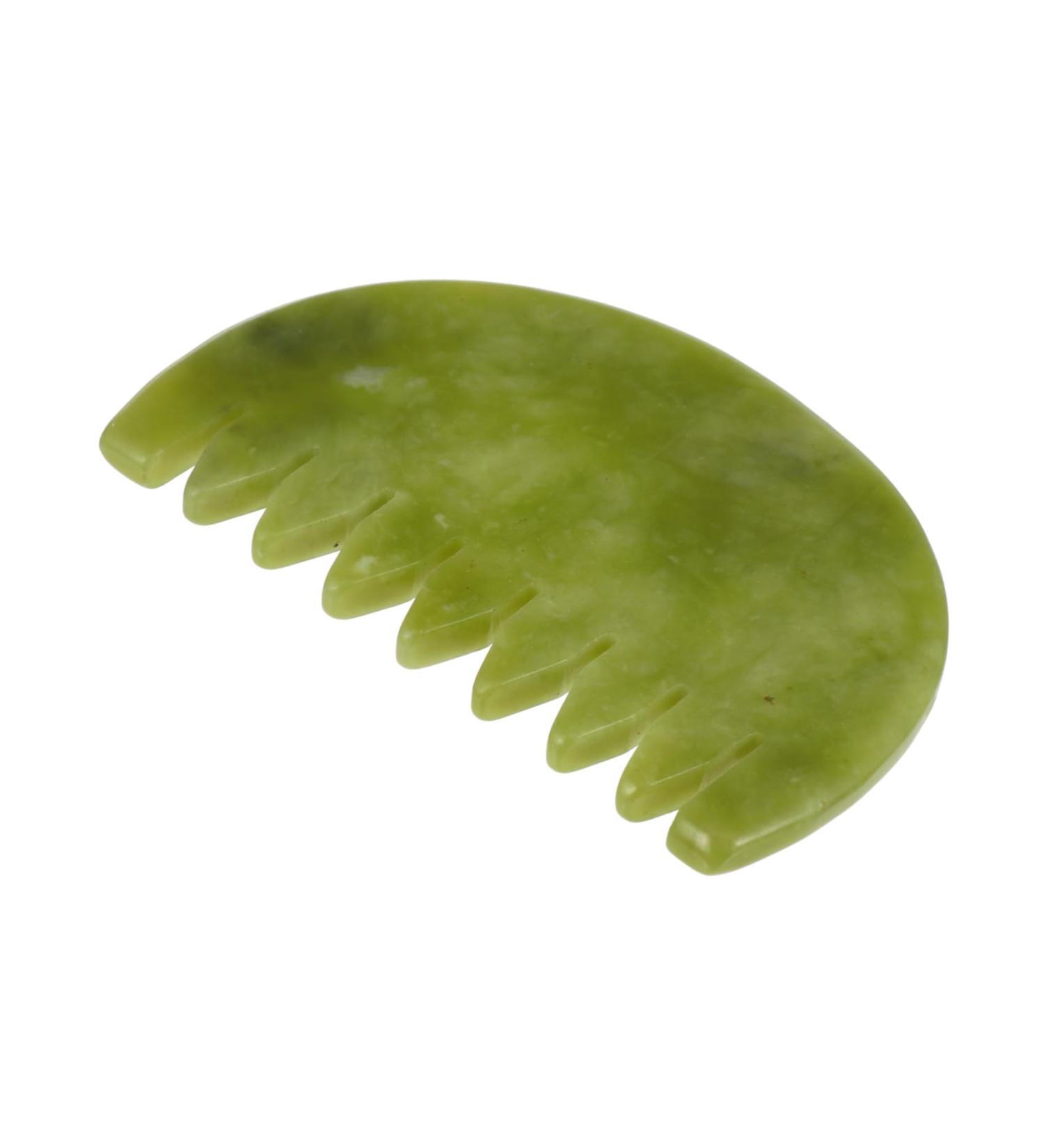 Tovinanna Jade Comb & Scalp Massager - 1pc Hair Massage Tool for Ultimate Relaxation - Buy Online on GoSupps.com