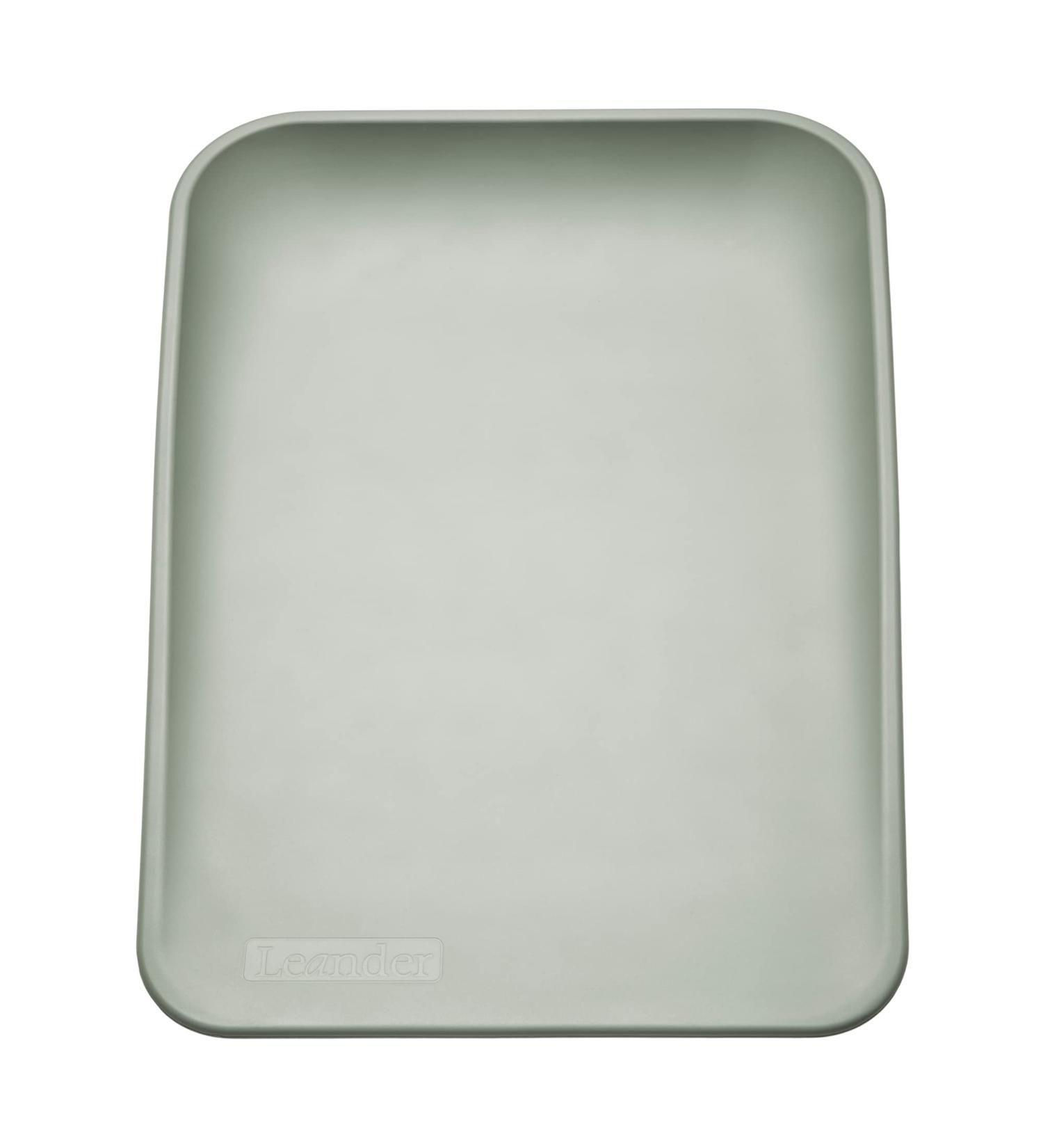 Leander Changing Mat Matty in Sage Green | Premium Changing Cushion for Stylish Nursery Decor - Shop Internationally - Buy Online on GoSupps.com