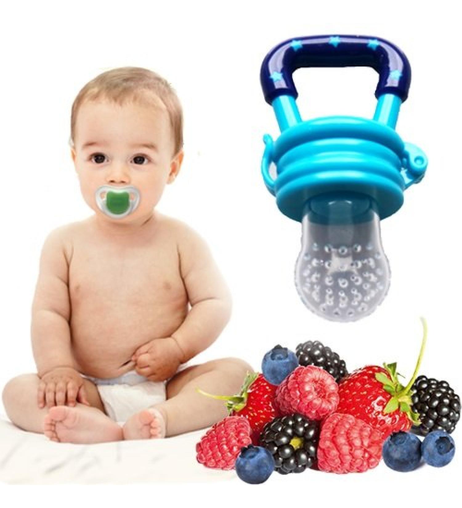 Healthy Baby Nutrition: Blue Fruit Suckers for Easy Vitamin Supply - Buy Online on GoSupps.com