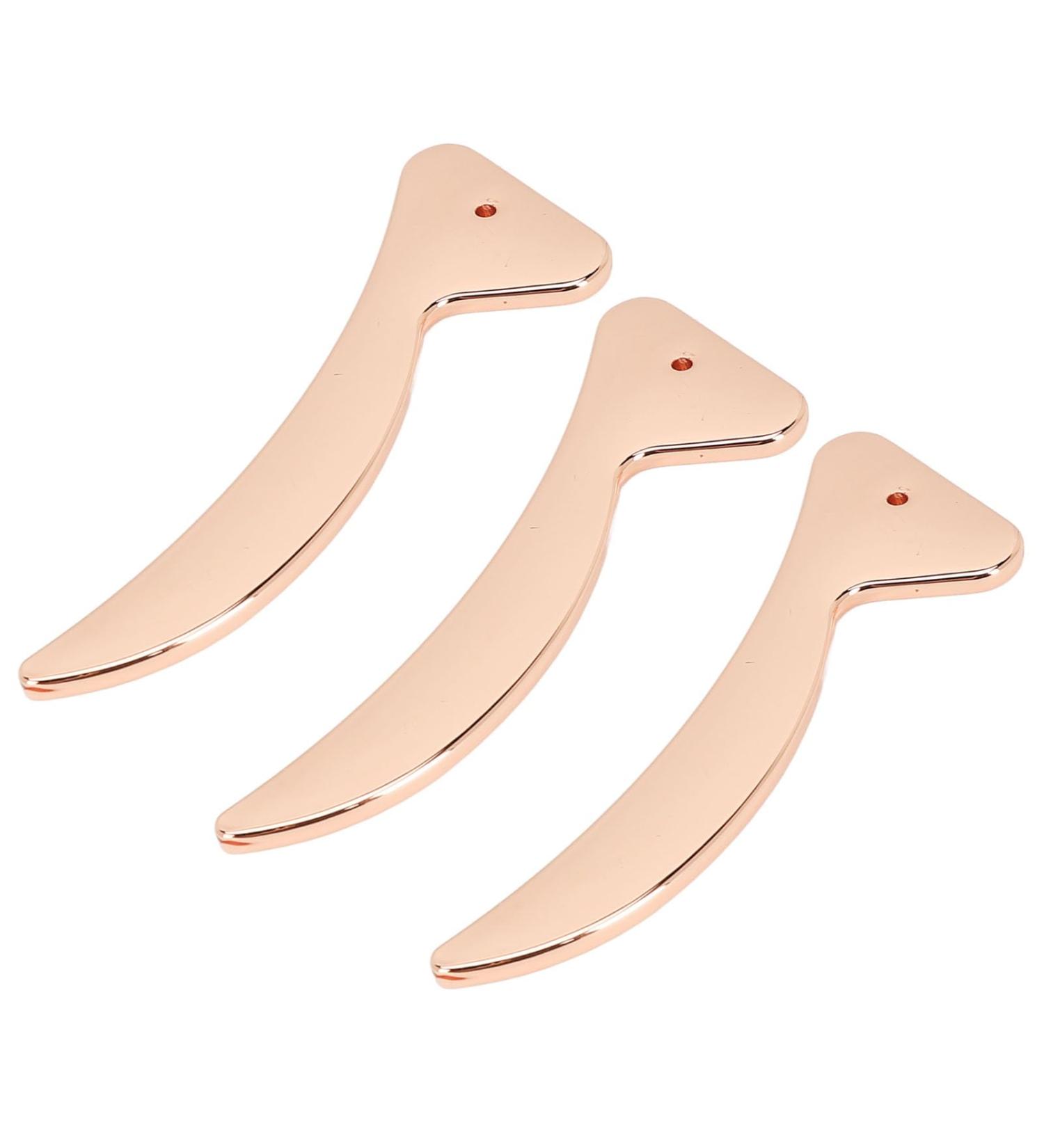 3-Piece Alloy Make-Up Spatula Set | Portable Cosmetic Mixing Spoon & Lip Mask Applicator for Skincare - Buy Online on GoSupps.com