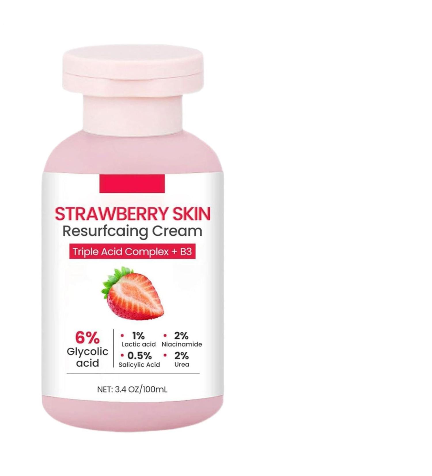  G n rique Strawberry Skin Lotion | 100ml Body Scrub Strawberry Skin Cream For Legs | Softening Moisturizing Body Lotion For Chicken Neck Arms Legs Face Travel - Buy Online on GoSupps.com