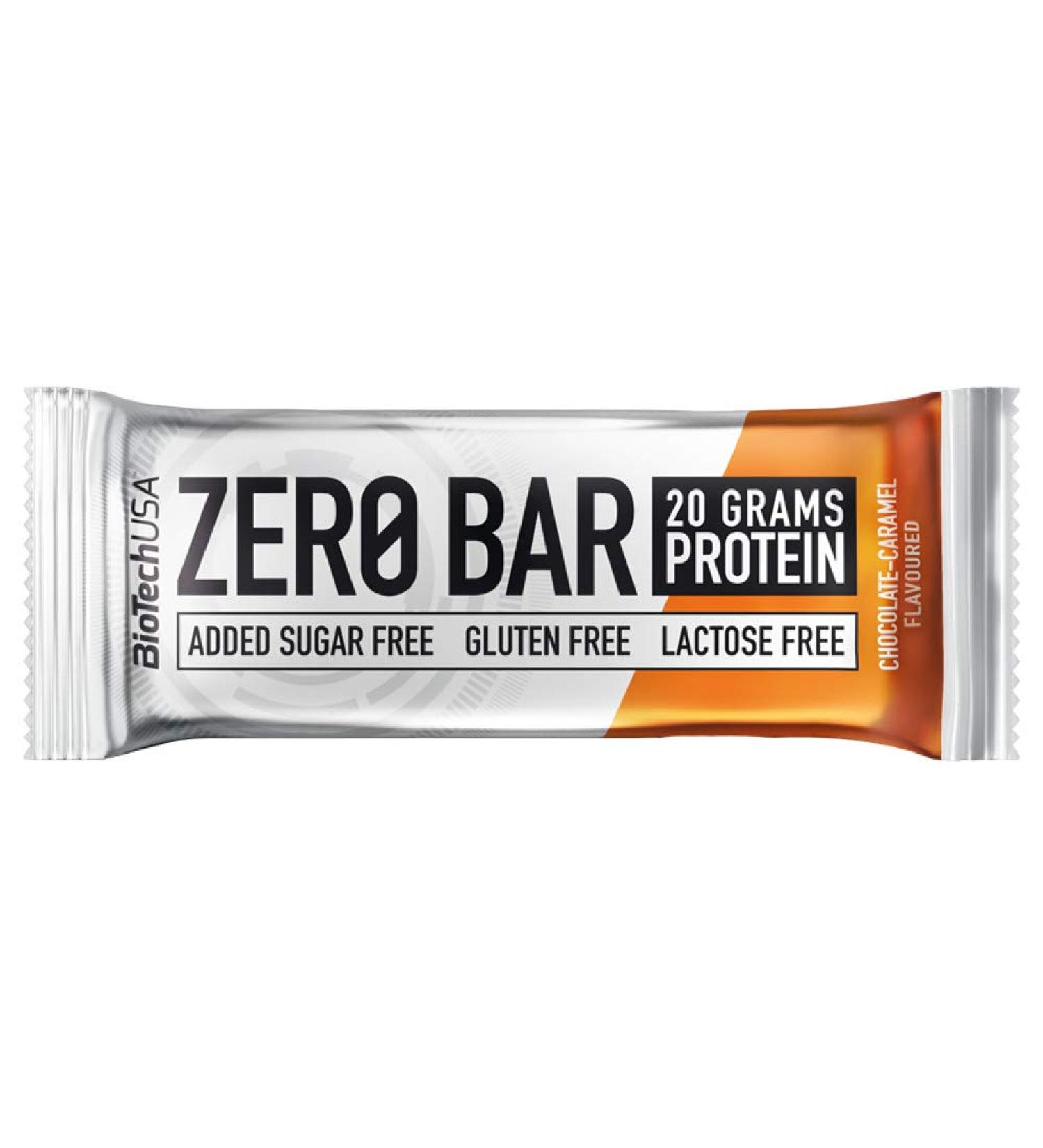 BioTechUSA BioTech USA - Zero Bar 10 x 50 g Chocolate-Caramel