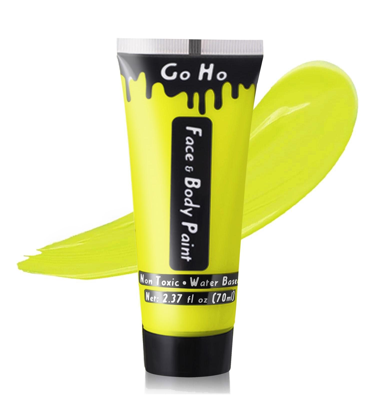 Go Ho Ogre Green Face & Body Paint - Washable Water-Based Cream (2.37oz 70ml) | Ideal for Halloween Cosplay & Festivals - Buy Online on GoSupps.com