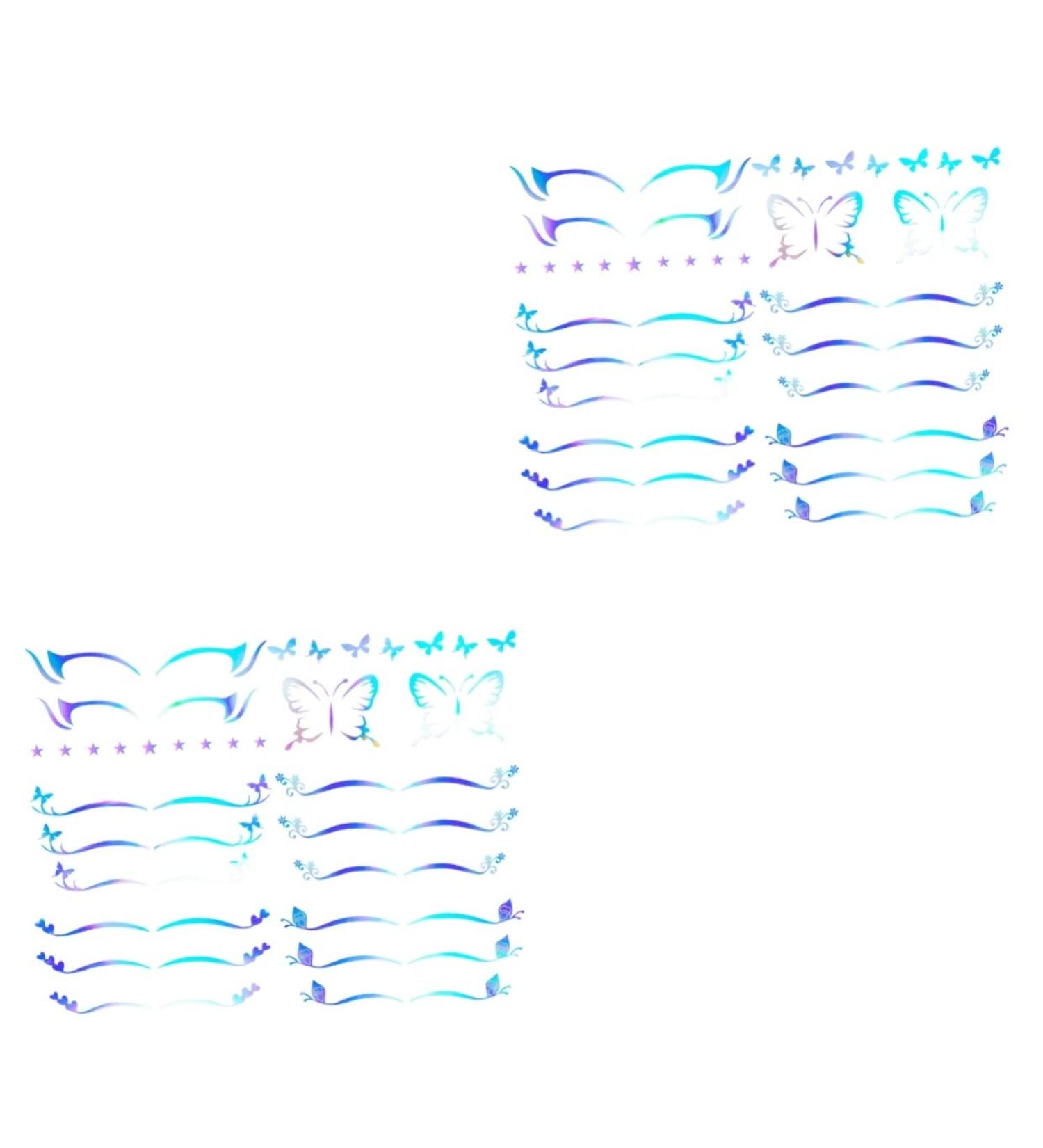  FRCOLOR FRCOLOR 12 Sheets Eyeliner Stickers Eyeshadow Stickers Adhesive Eyeshadow Stickers Eyeliner Stickers Variety - Buy Online on GoSupps.com