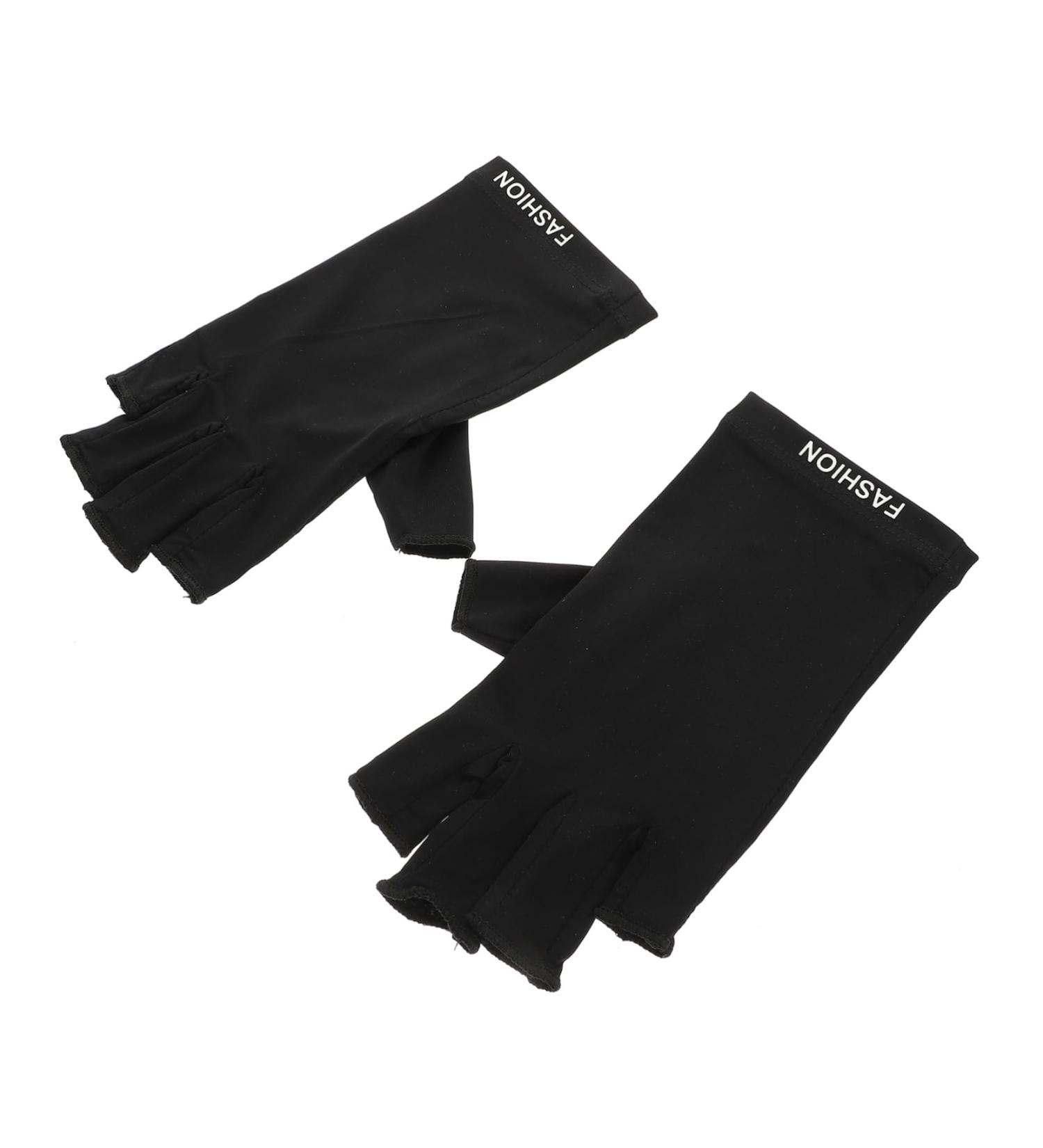 minkissy 4 Pairs Nail Protection Gloves Miss Protector Manicure Nylon - Buy Online on GoSupps.com
