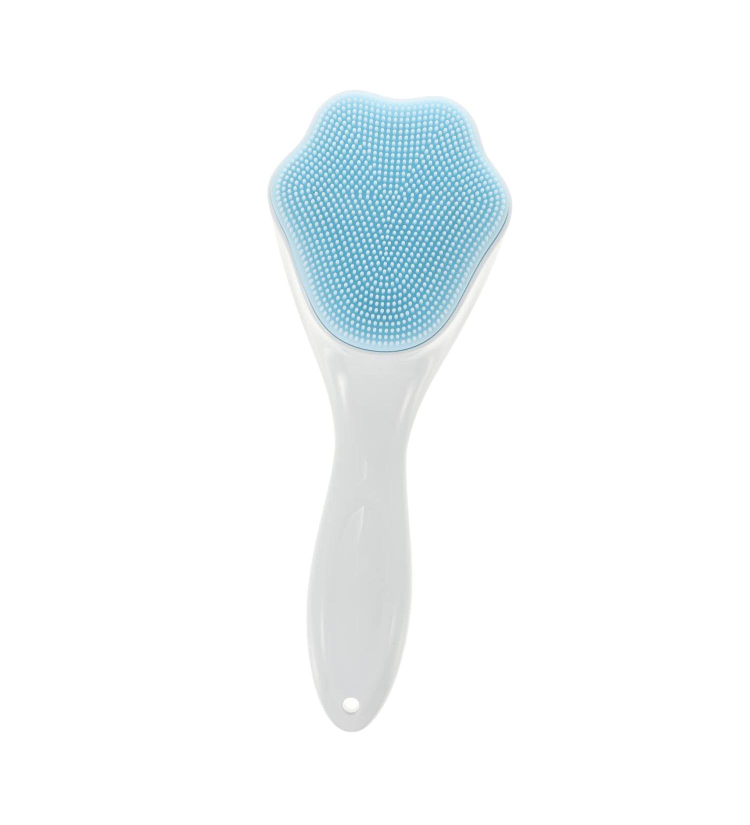 Ipetboom Silicone Face Brush Silicone Face Scrubber with Handle Cat Face Exfoliator Brush for Women (blue) Face for Women Rubber Face Scrubber Tool Deep Cleaning Miss 15.3x5.2cm Blue - Buy Online on GoSupps.com