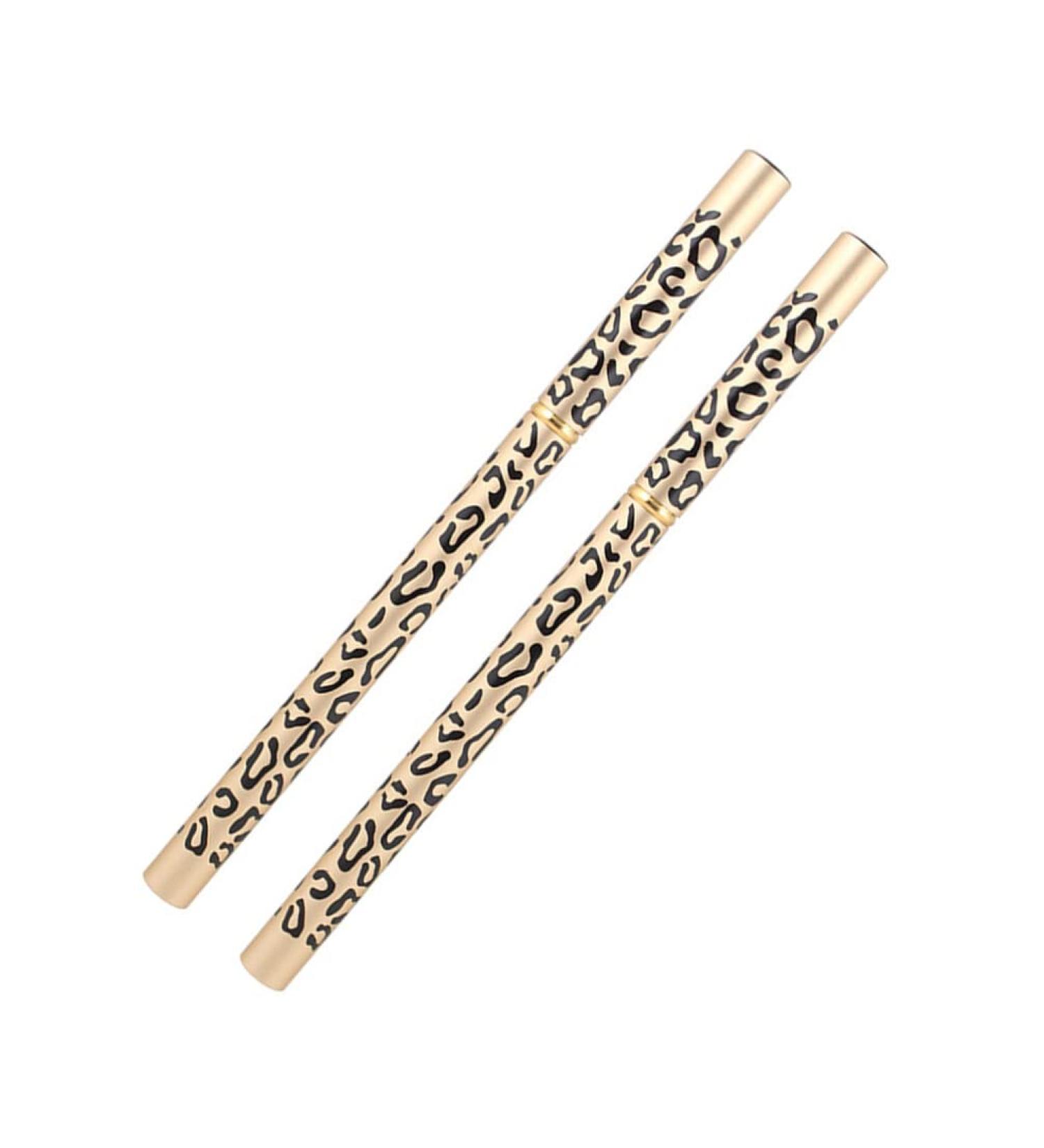 Beavorty 2pcs Black Eyeliner Brown Eyeliner Eye Brow Brush Eyebrow Pencil Makeup Tools Bicuspid Miss Picture 2 - Buy Online on GoSupps.com