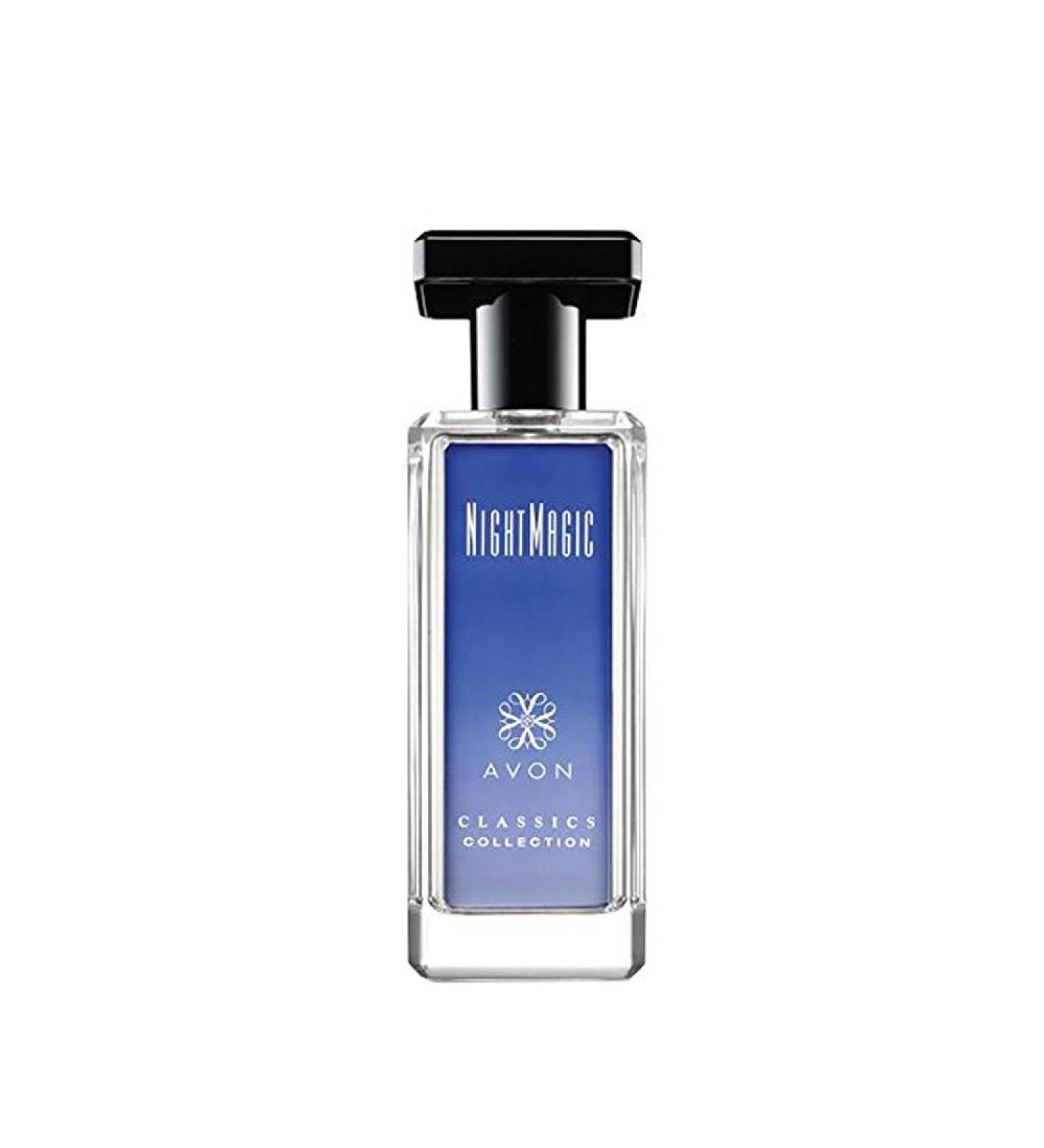 Avon Night Magic Cologne Spray 1.7 fl oz Sultry Blend of Neroli Jasmine & Musk Timeless Fragrance from The Classics Collection Warm Wood Floral Notes for a Sensual & Enchanting Night - Buy Online on GoSupps.com