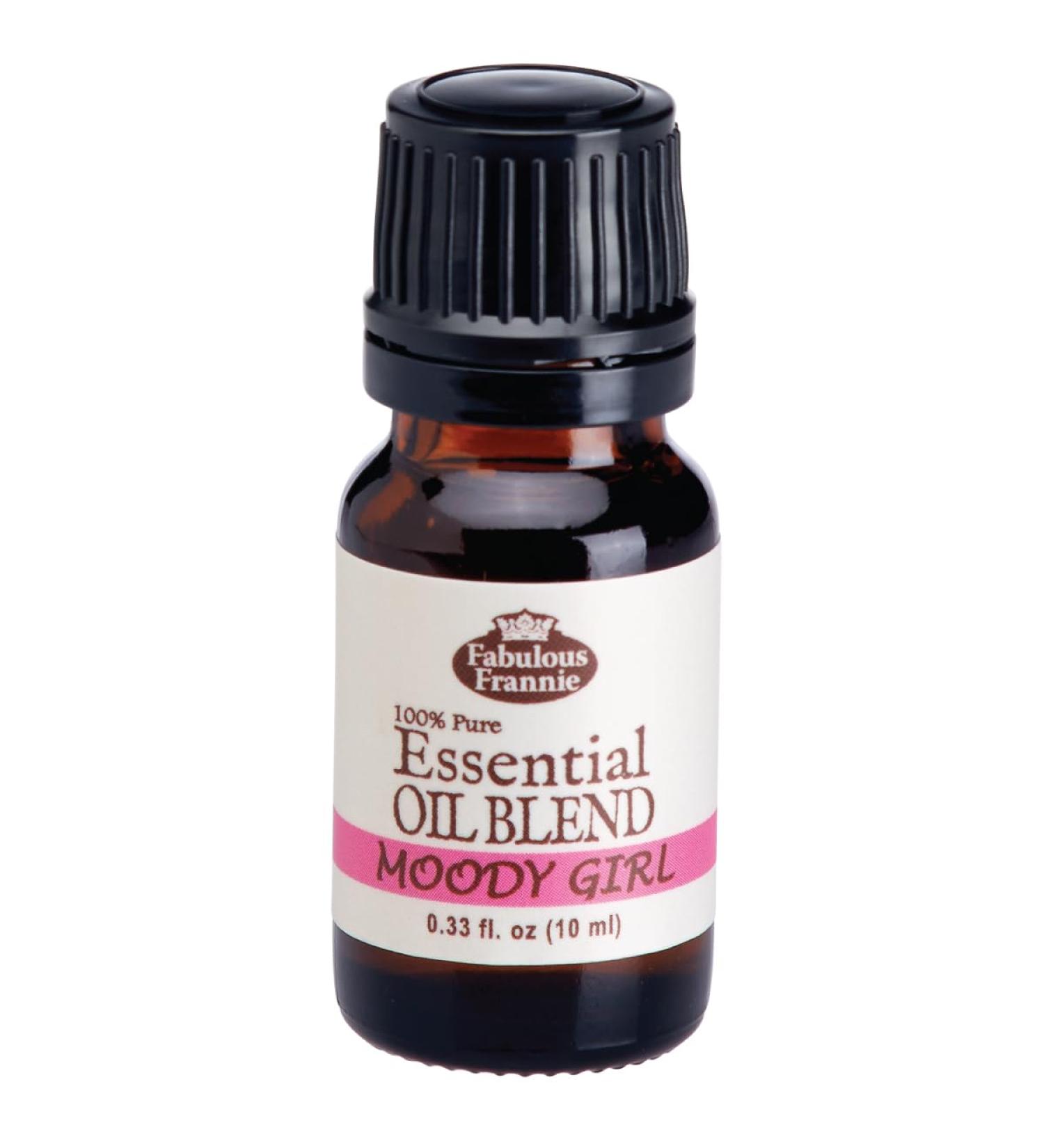Fabulous Frannie Moody Girl (Formally PMS) Essential Oil Blend 100% Pure Undiluted Essential Oil Blend Therapeutic Grade - Perfect Blend of Geranium Lavender Oregano and Clary 10 ml