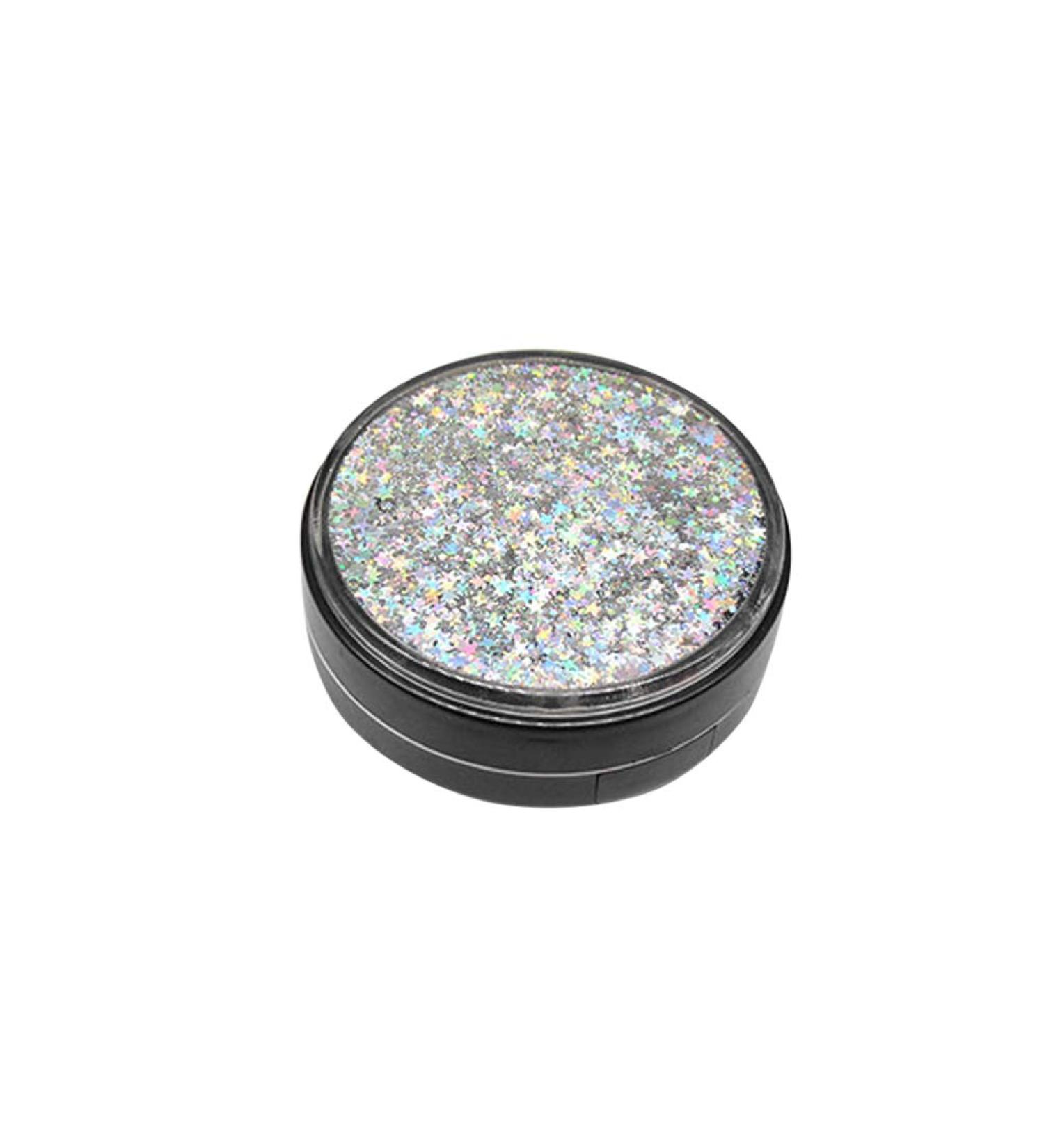 Buy Healifty Glitter Star Moon Heart Portable Contact Lens Case Kit - Travel Ready with Tweezers Bottle & Mirror (Black) - Perfect for International Shipping - Buy Online on GoSupps.com