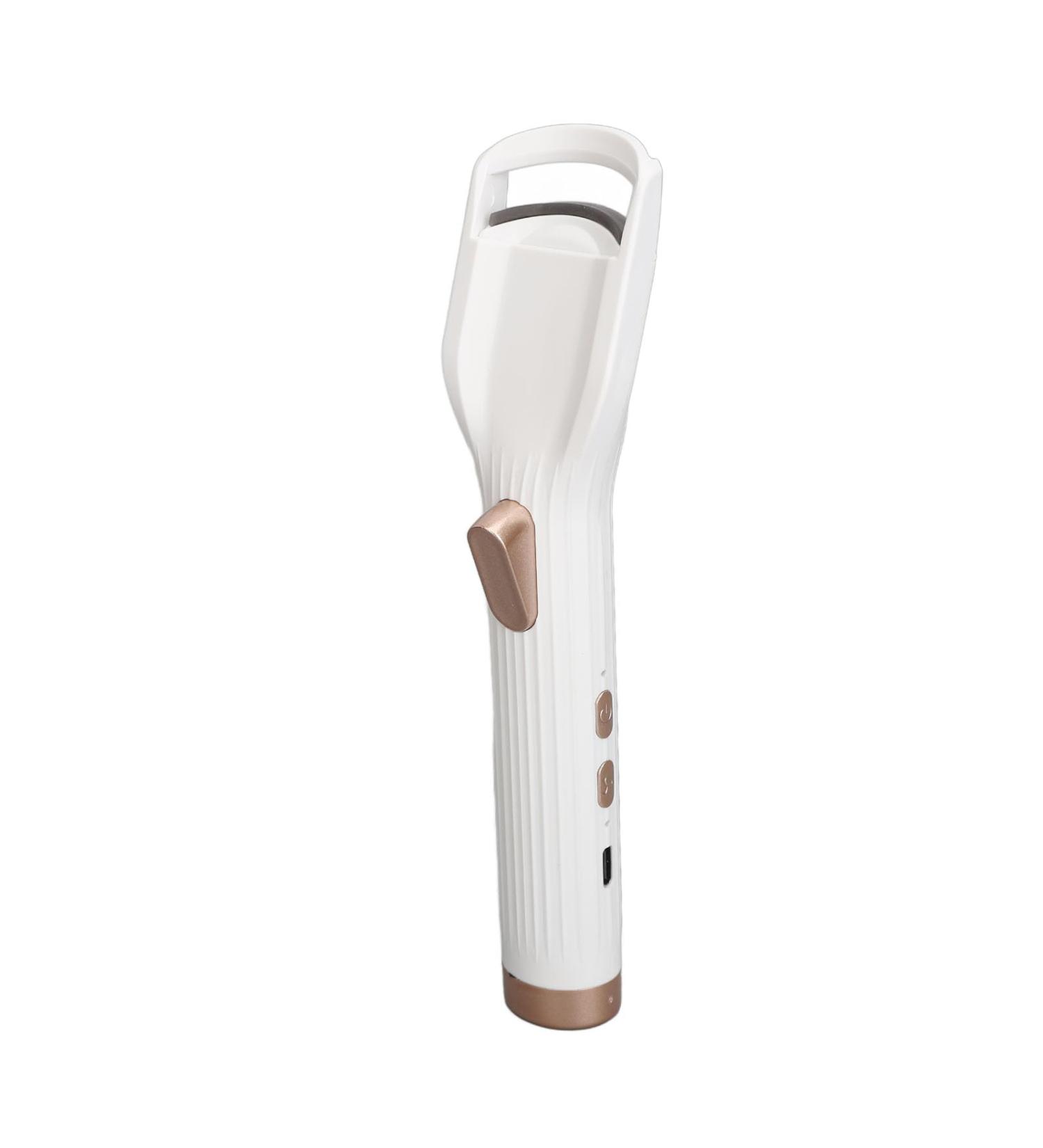 2 in 1 Heated Eyelash Curler with Hair Dryer Larger Heating Silicone Pad Rechargeable Electric Lash Curler - Buy Online on GoSupps.com