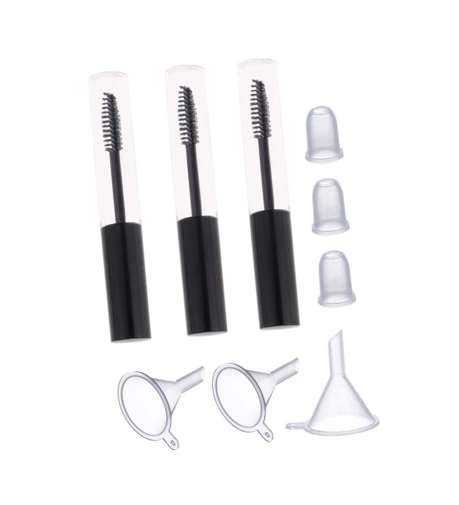  Healvian Healvian 10ml Mascara Tube Set with 3 Funnels for Brushes Travel Size Leakproof for Storing Cream Mascara in Random Colors - Buy Online on GoSupps.com