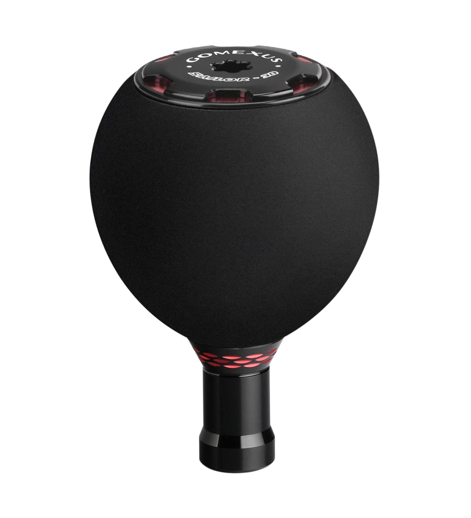 GOMEXUS Power Knob for Shimano Stradic Ci4+ Daiwa Tatula LT Spinning Reel - 38mm Black Red EVA Round Handle Replacement - Direct Fitment - Buy Online on GoSupps.com