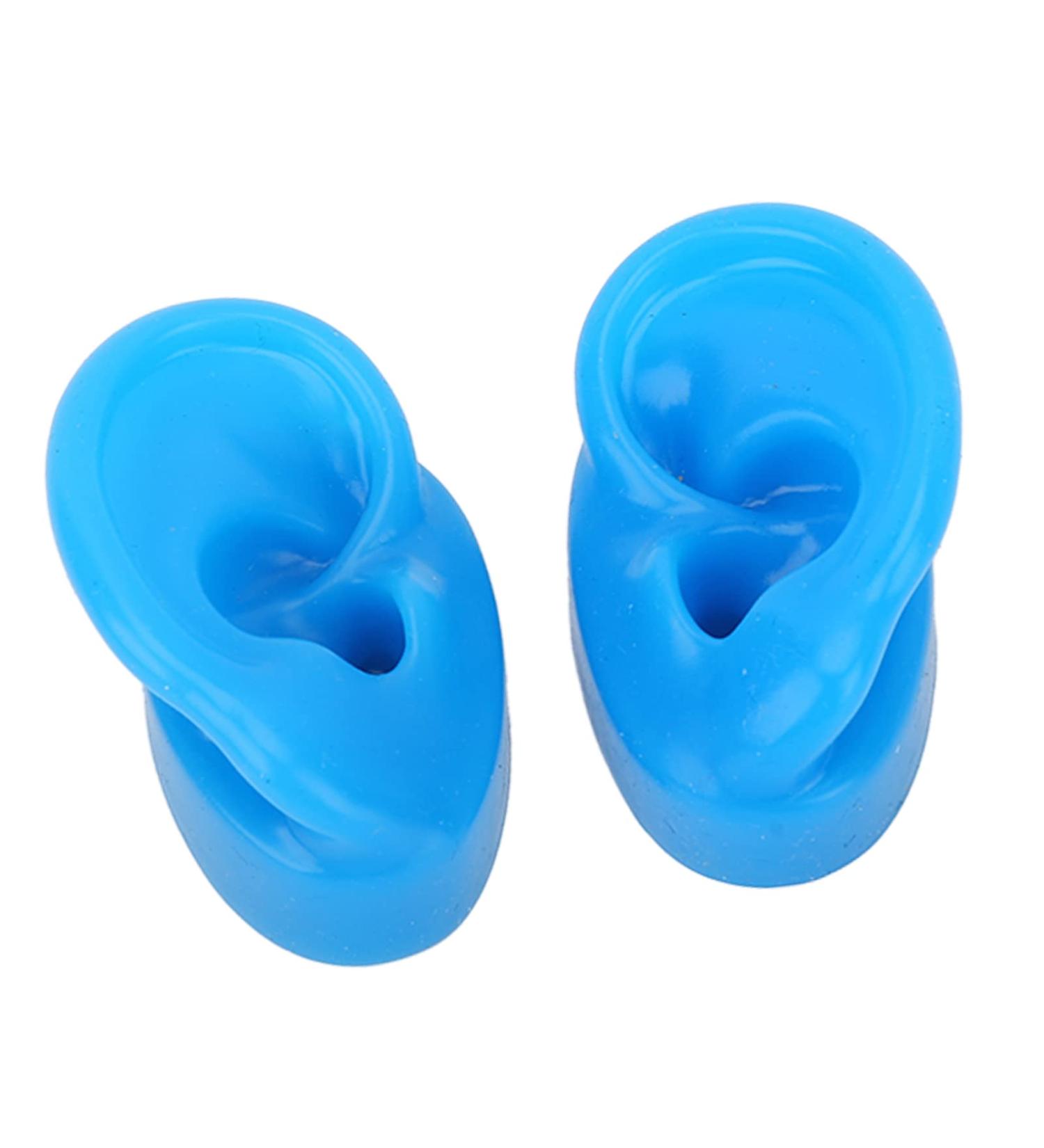 ZJchao Soft Silicone Ear Model for Demonstration Teaching and Jewelry Display - 1 Pair (Small) - Buy Online on GoSupps.com