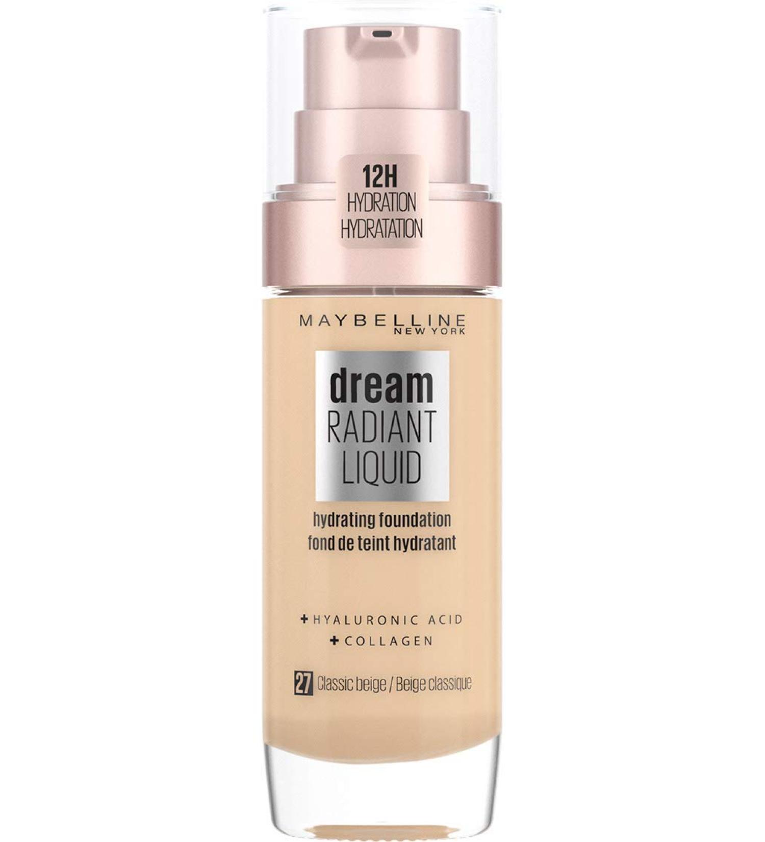 Maybelline Dream Satin Liquid Foundation - 27 Classic Beige - Buy Online on GoSupps.com