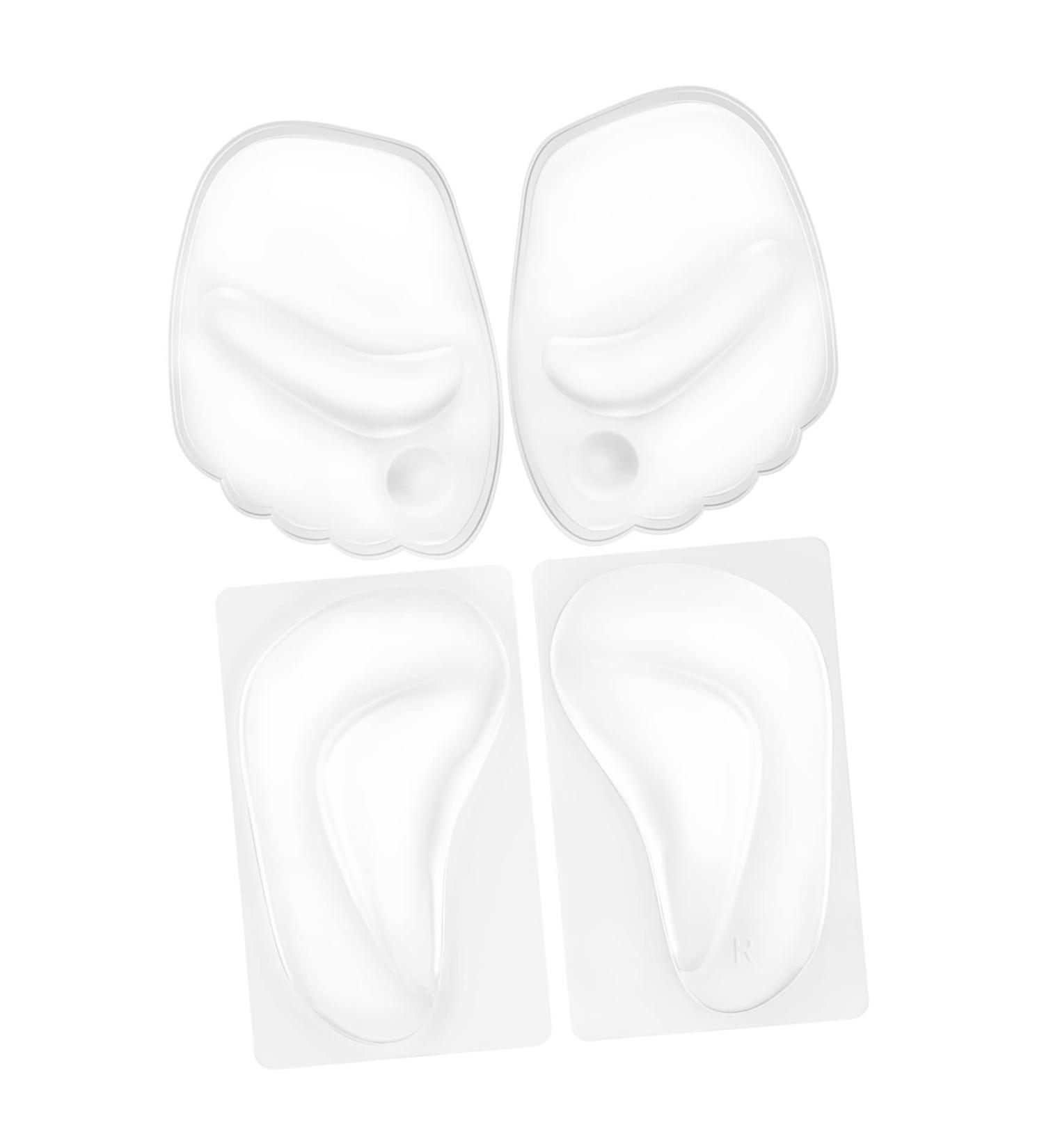 FRCOLOR Silicone Arch Support Insoles - 2 Pairs for Men & Women | Cushioned Foot Pads for High Heels & Everyday Comfort | International Shipping Available - Buy Online on GoSupps.com