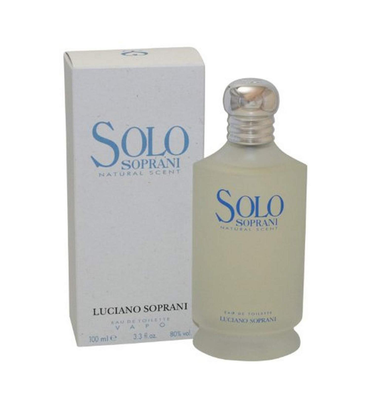 Solo Soprano Natural Eau de Toilette Spray for Women 3.3 Ounce