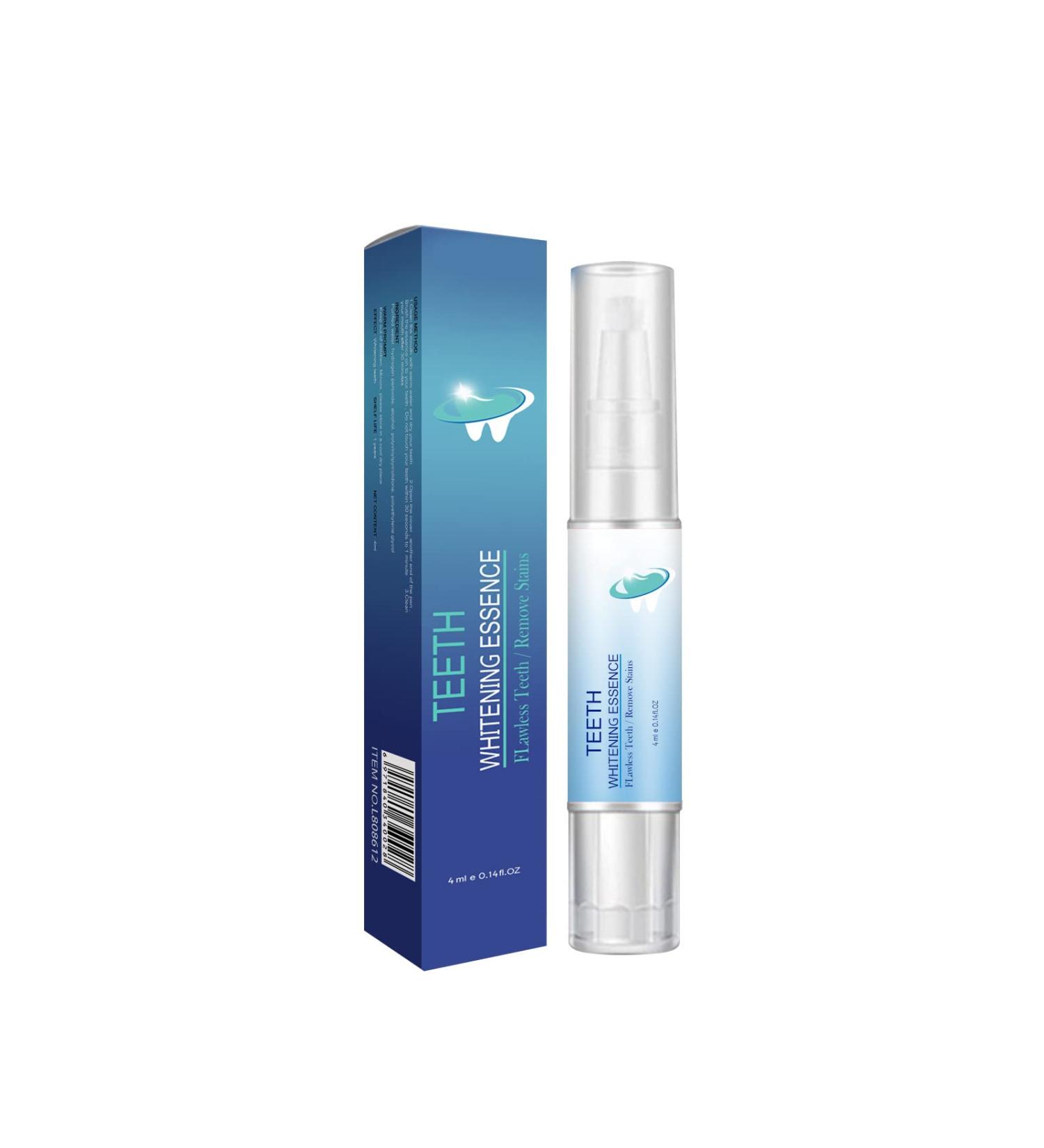 Teeth Whitening Pen - Speed Whitening Gel for Beautiful White Smile | Enamel Safe, Natural Mint Flavor | Painless & Travel-Friendly - Buy Online on GoSupps.com