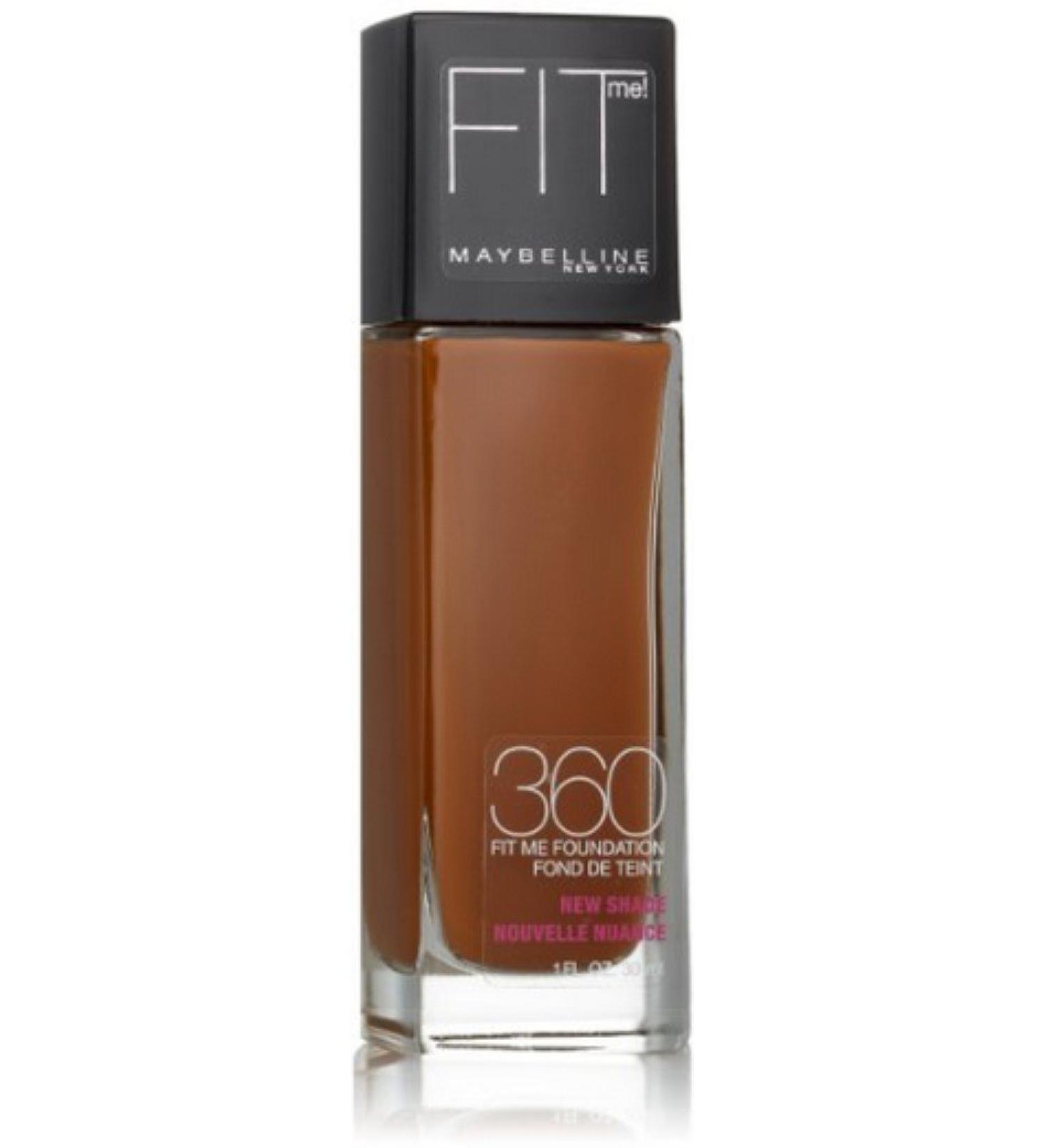 Maybelline New York Fit Me! Foundation Mocha 360 1 oz (Pack of 2)