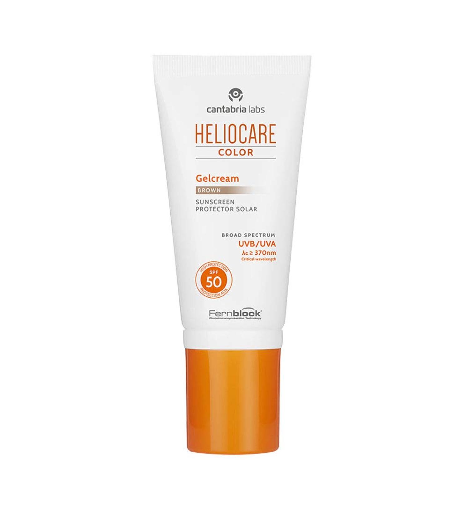 Heliocare Color Gelcream Brown SPF 50 - 50ml Sunscreen Cream - Buy Online on GoSupps.com