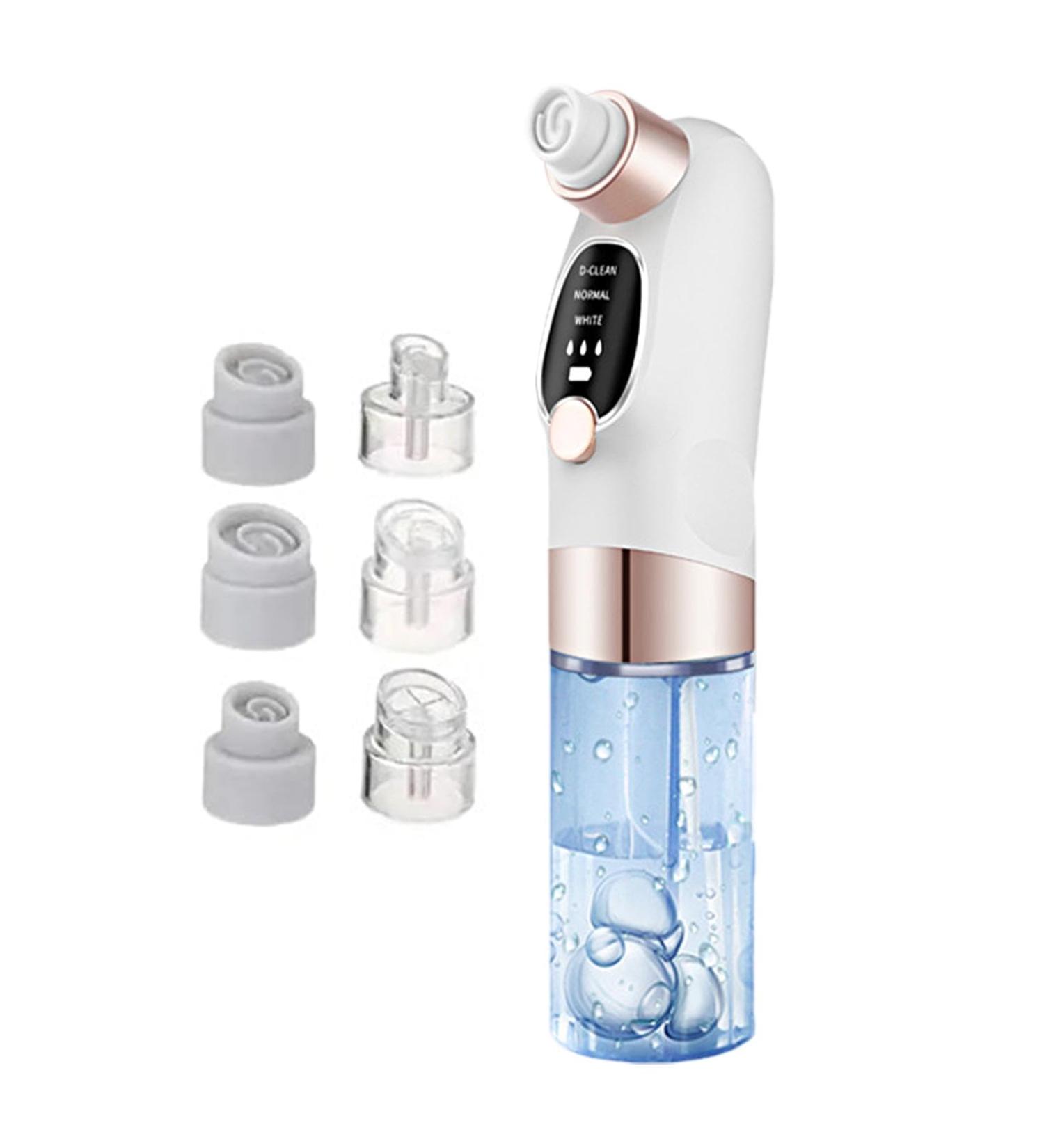 Nose Black Head Remover Electric - Black Head Remover Electric | 6 Suction Rechargeable Adjustable Nose Black Head Remover for Women and Men - Buy Online on GoSupps.com