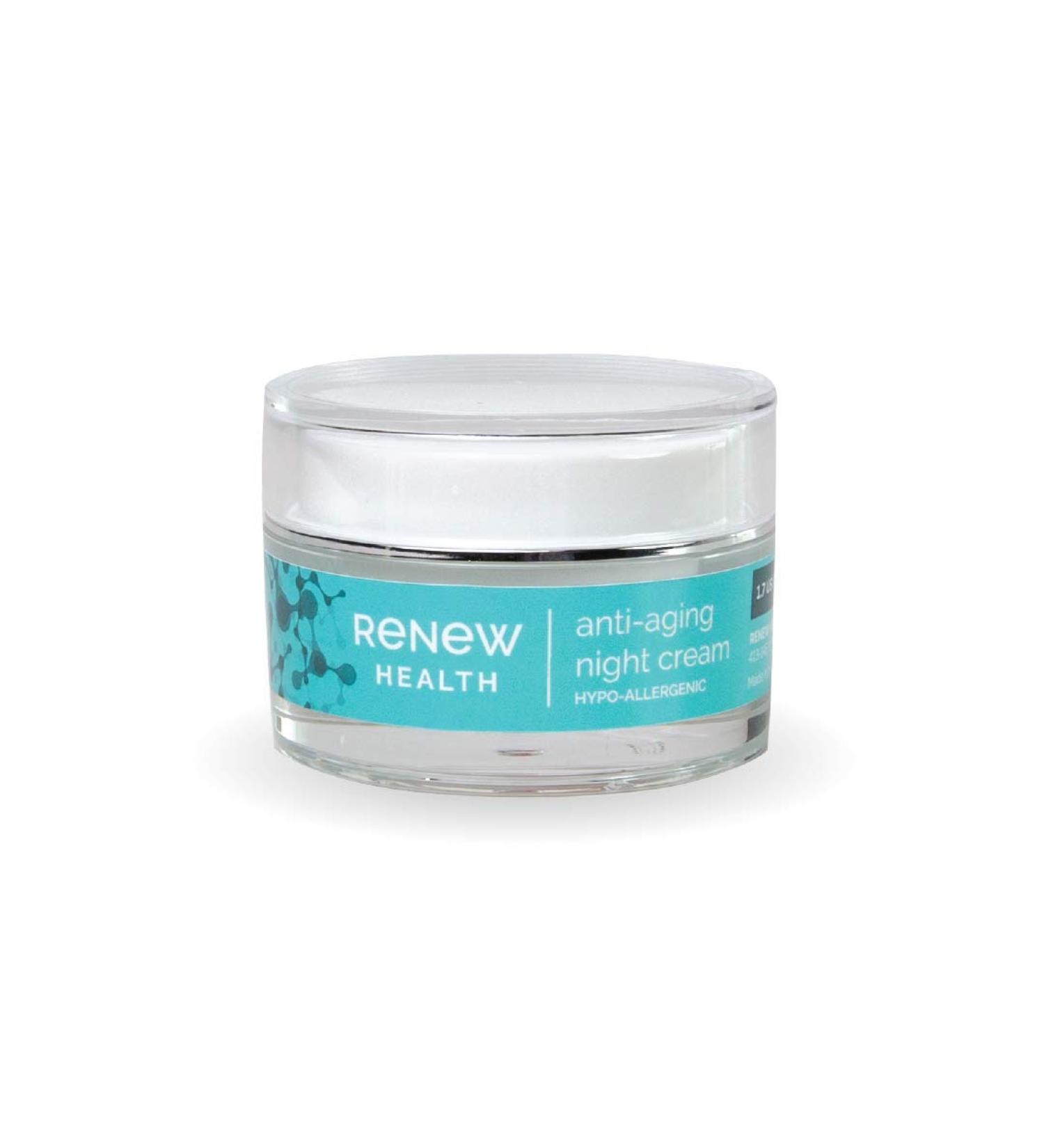 Renew Health Anti-Aging Night Cream 1.7 Oz - Rejuvenate Your Skin Overnight | Buy Internationally - Buy Online on GoSupps.com