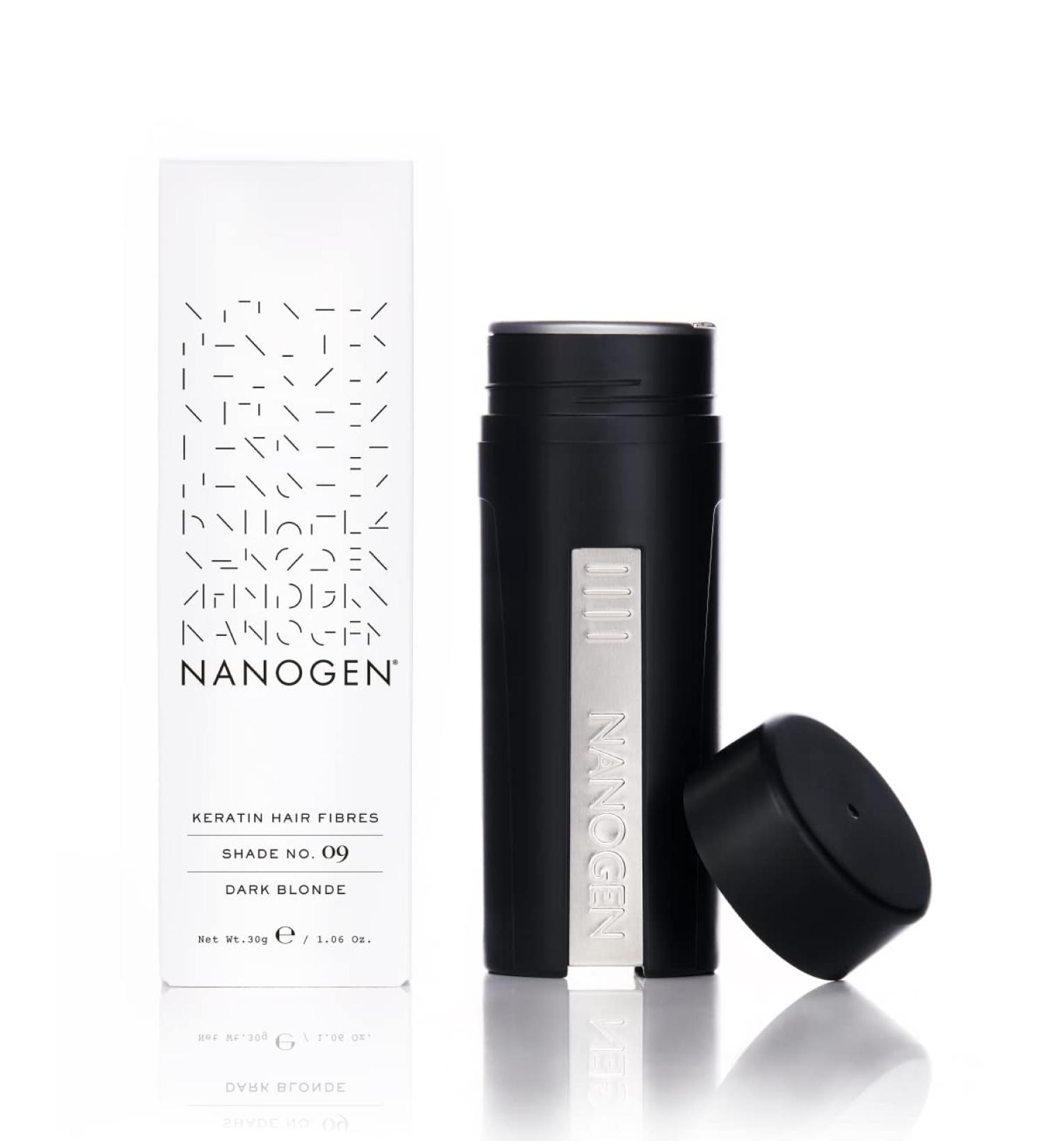 Nanogen Hair Fibres 30g Dark Blonde - Pack of 1 | Natural Hair Thickening Solution - Buy Online on GoSupps.com