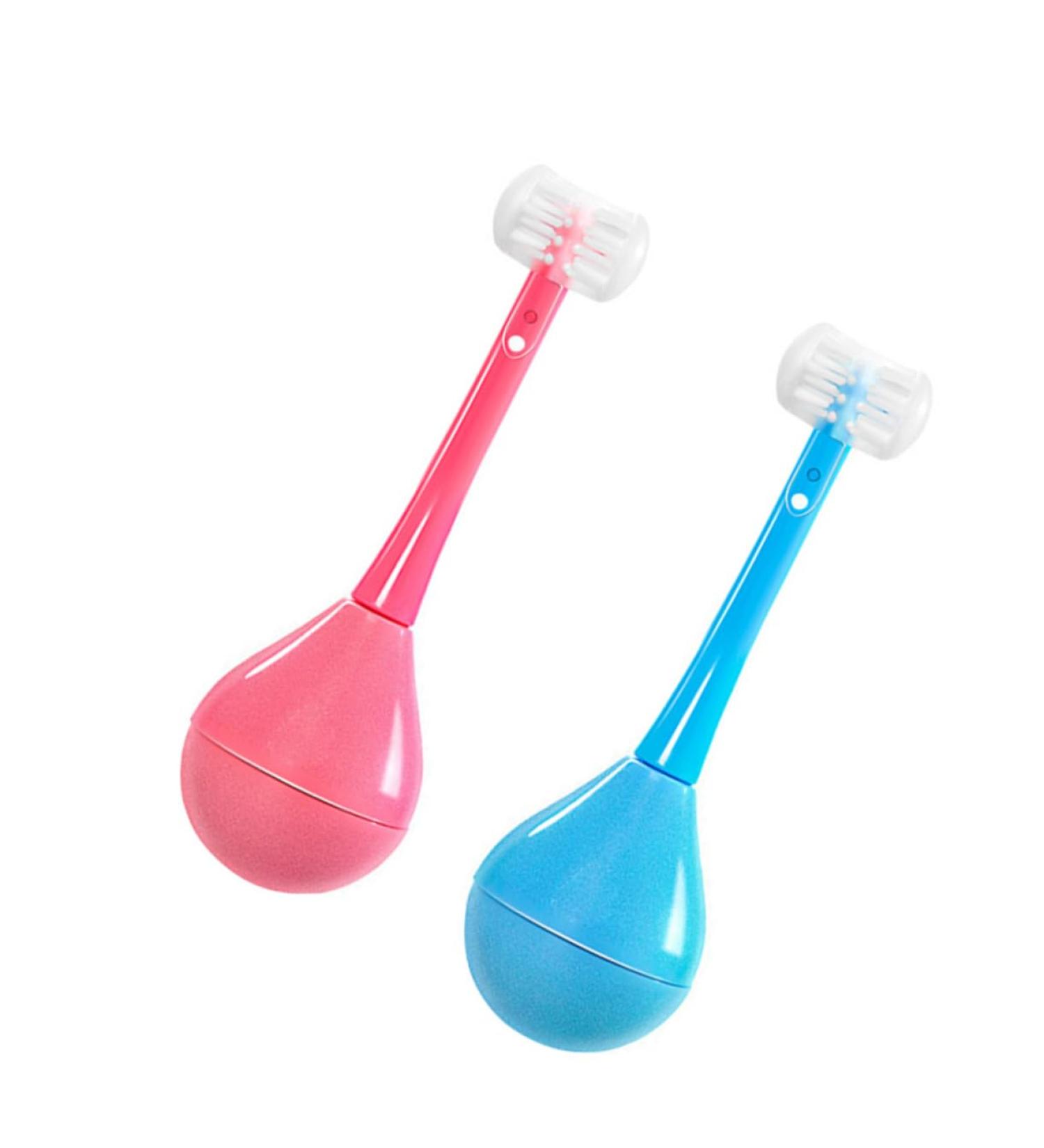 Ultechnovo 2-in-1 Tumbler Toothbrush for Kids | 360 Cleaning | Soft Baby Dental Care | Safe Healthcare for Toddlers - Buy Online on GoSupps.com