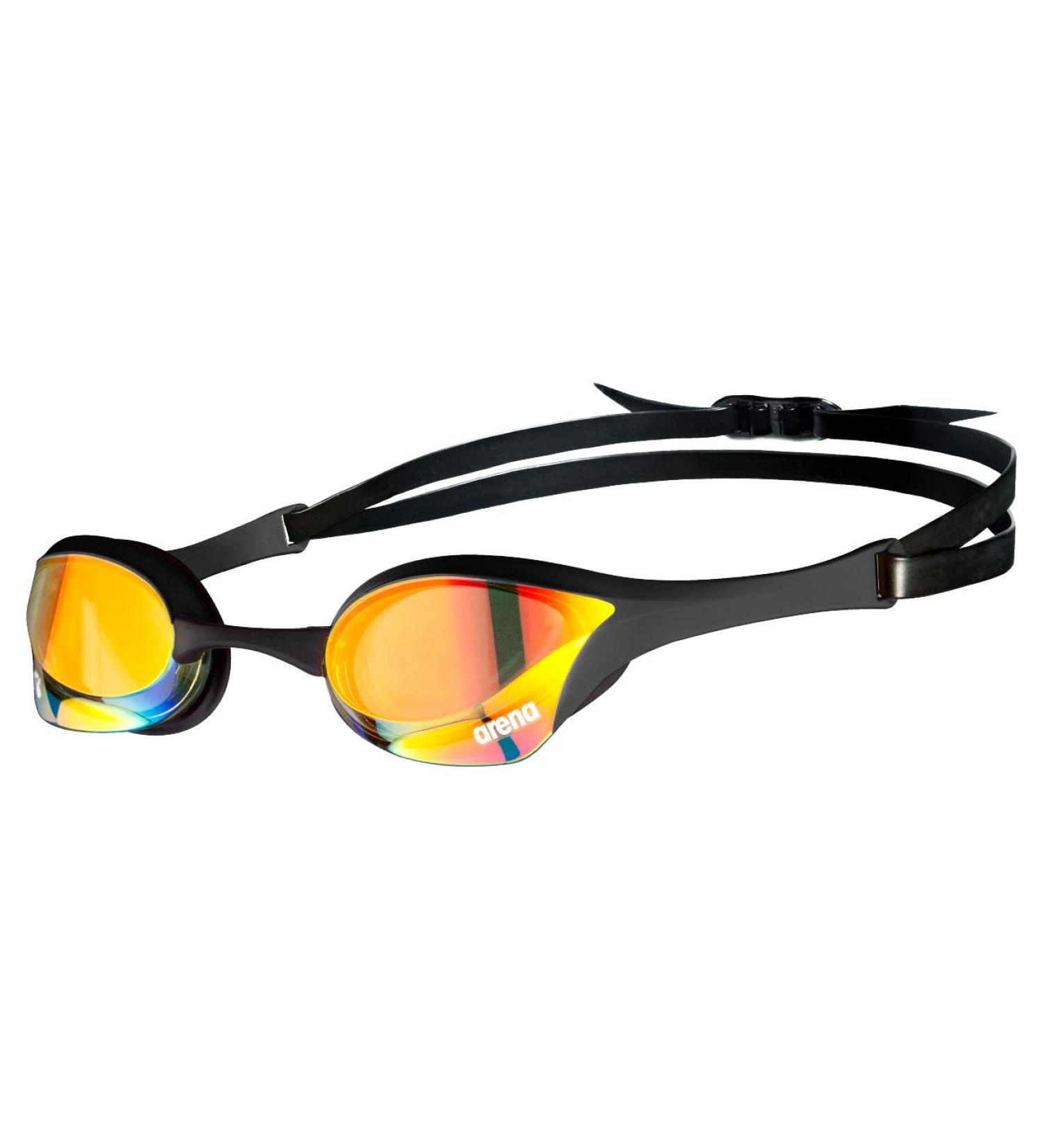 Arena Women's Cobra Ultra Swipe Mr Swimming Goggles - Yellow Copper-Black One Size - International Shipping Available - Buy Online on GoSupps.com