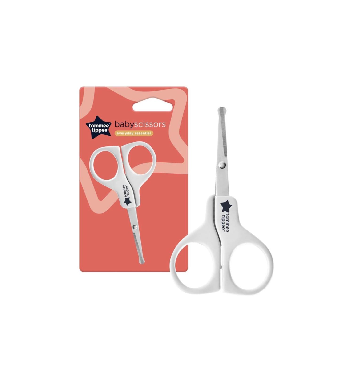 Tommee Tippee Essential Baby Scissors - Top-quality nursery scissor for safe and easy grooming - Buy Online on GoSupps.com