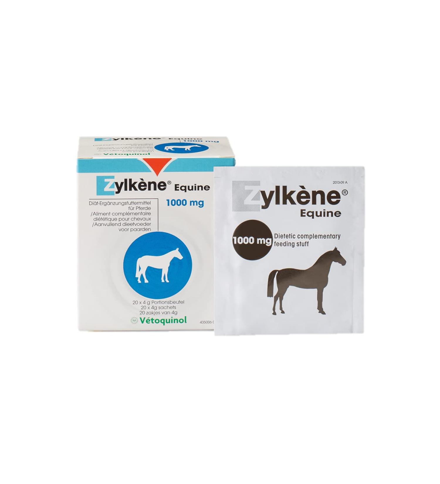 Vetoquinol Zylkene Equine | 20 x 4g | Dietary Supplement for Horses | May Help Reduce Undesirable Behavior of Horses in Unusual Situations - Buy Online on GoSupps.com