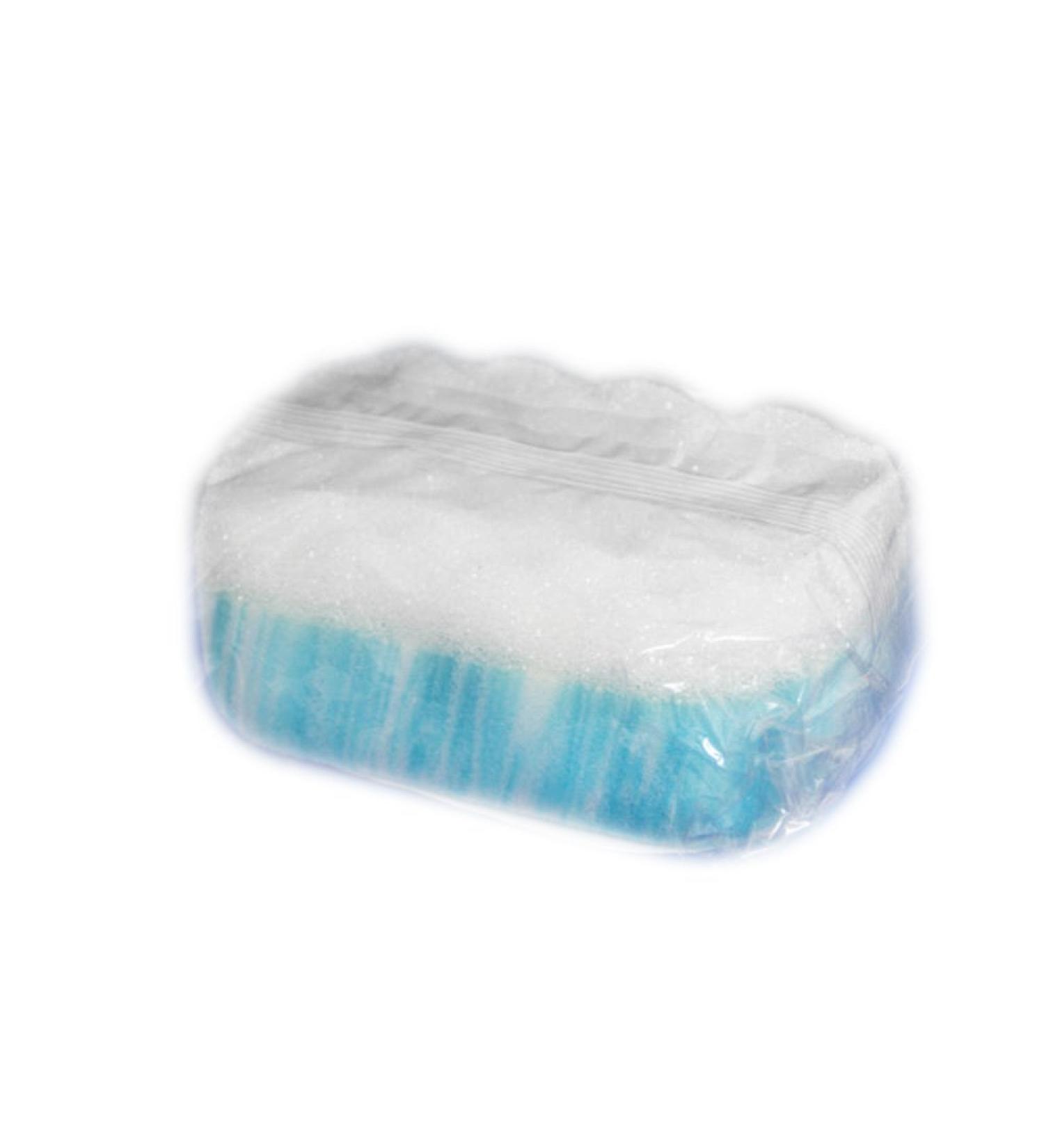 MAAJ 2x MASSAGE SPONGE OVAL COLOURFUL MASSAGE SIDE CLEANING SIDE