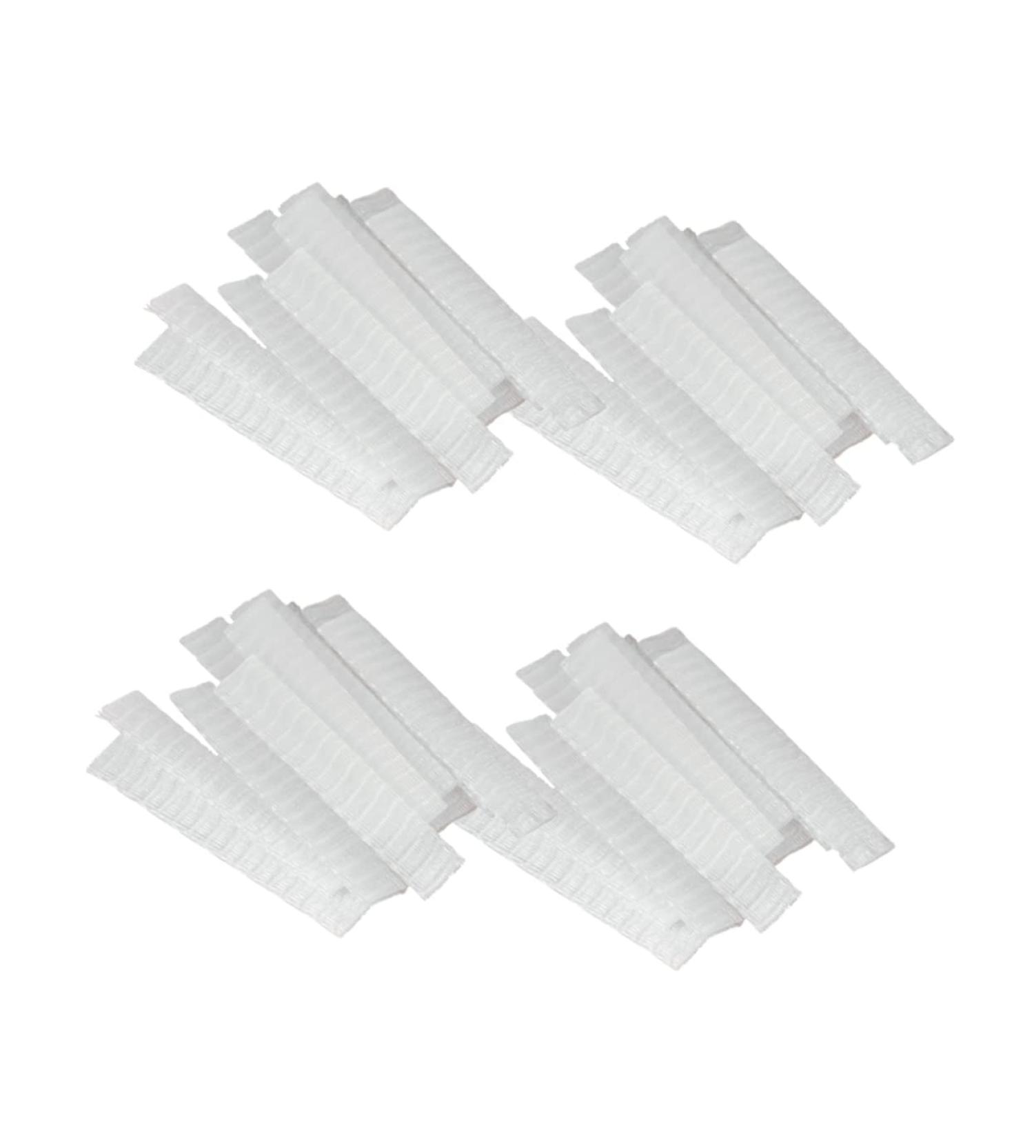 100pcs Makeup Brush Covers - Expandable Mesh Guards for Travel | White 11x1cm Makeup Sleeves - Buy Online on GoSupps.com