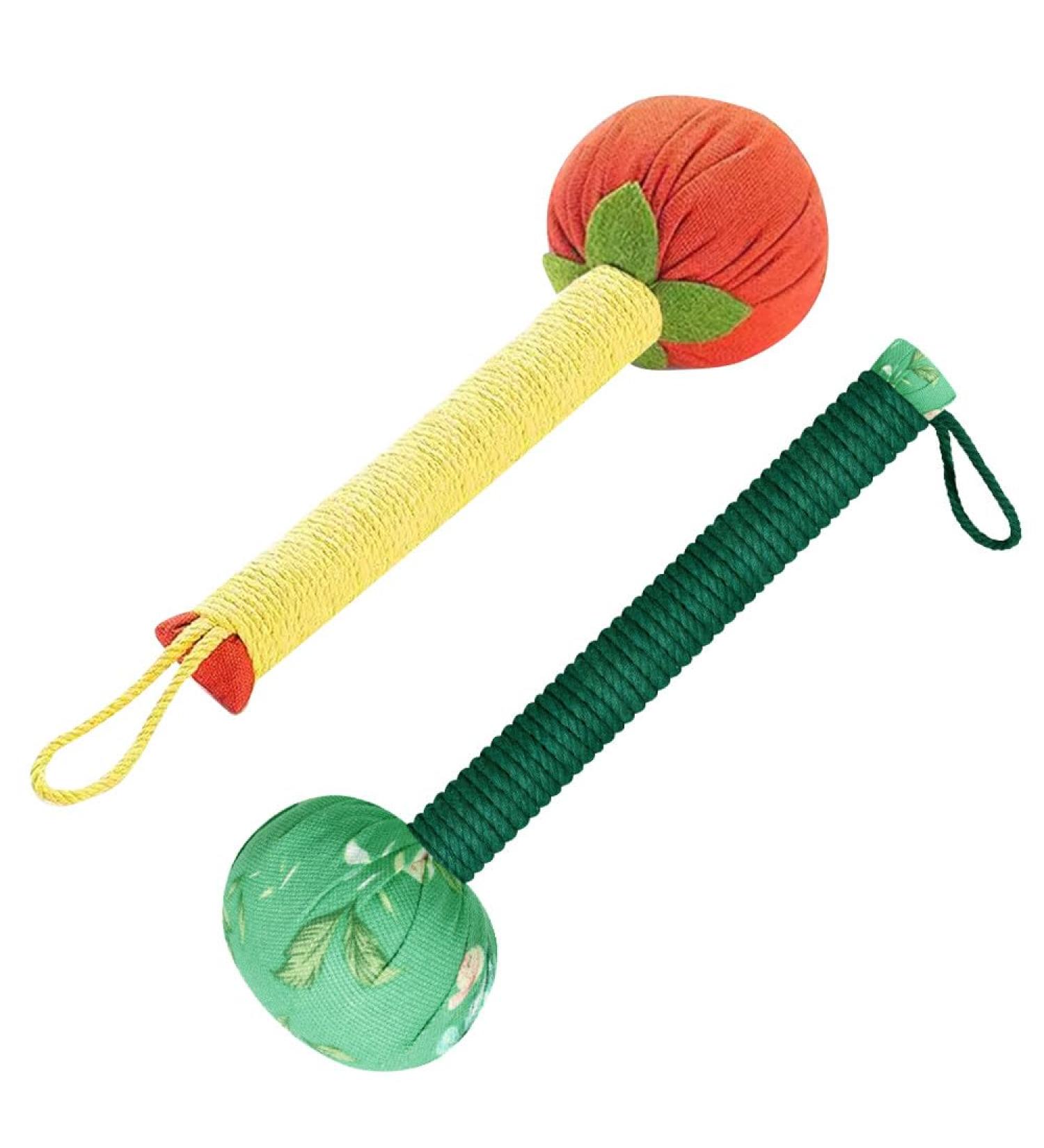 Shop Hovceh 2-Piece Mugwort Massage Hammer - Hand Massager with Wormwood Herb Filling | 26cm Manual Knocking Device - Buy Online on GoSupps.com