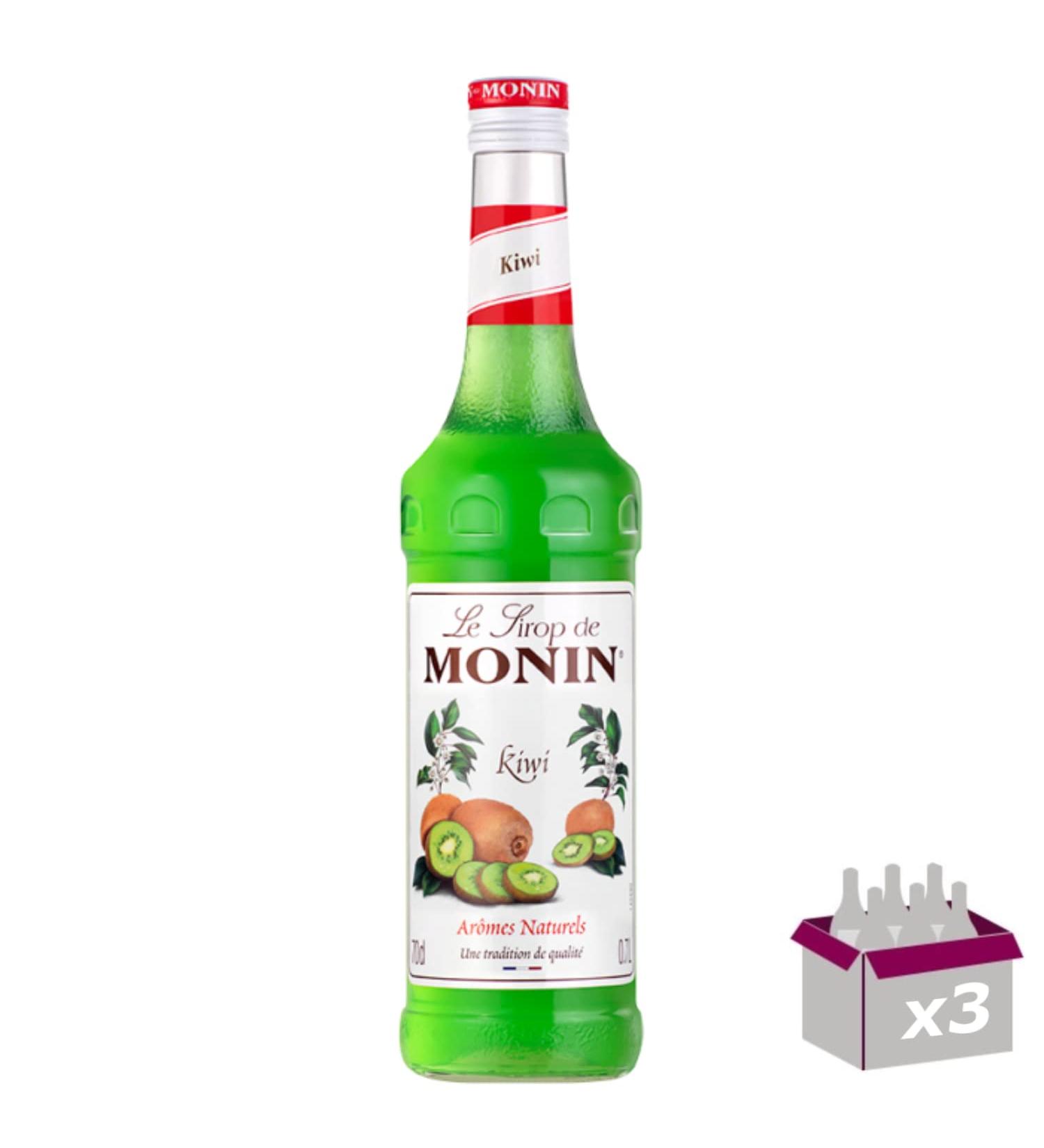 Set of 3 Syrup Kiwi 70 cl