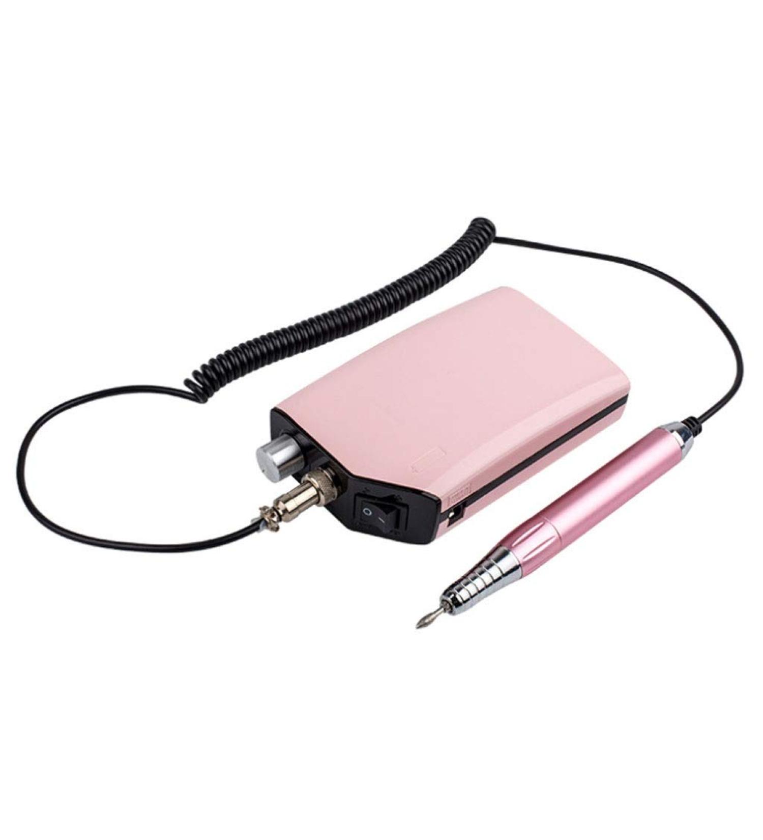 Electric Nail Drill Rechargeable Acrylic Nail Remover Electric Nail Files 30000RPM for Acrylic Nails and Gel Nails Nail Buffer Manicure Pedicure Polishing Tools Pink - Buy Online on GoSupps.com