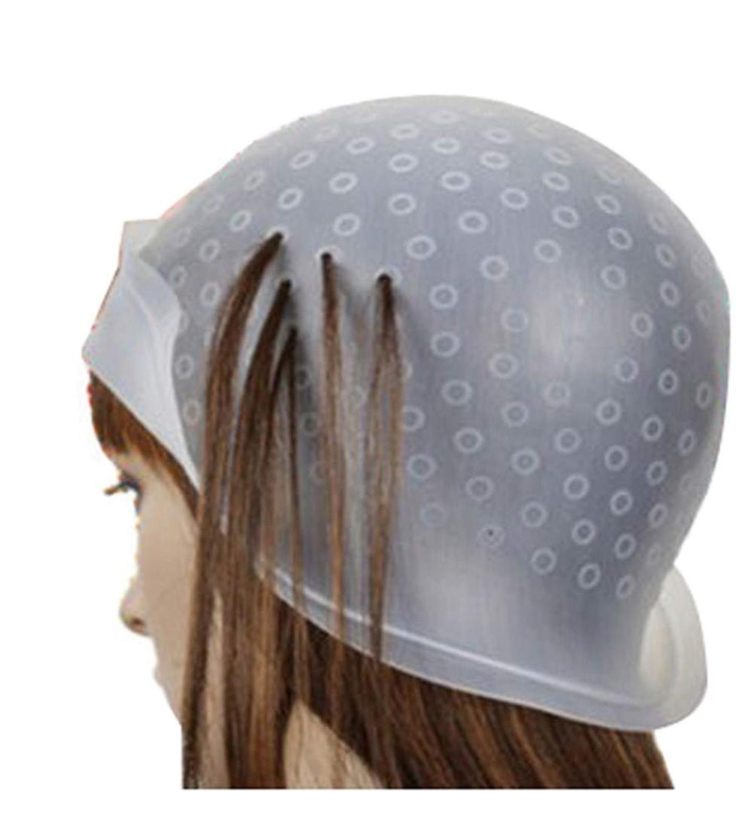 MMLC Hair Dyeing Cap | Professional Silicone Hairdressing Tools with Coloring Hook | Perfect for Salon & Home Use - Buy Online on GoSupps.com
