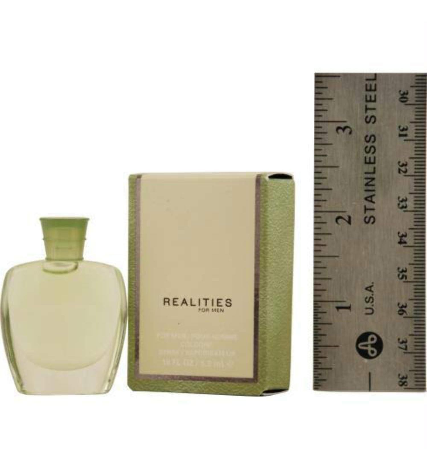 REALITIES (NEW) by Liz Claiborne for MEN: COLOGNE .18 OZ MINI (note minis approximately 1-2 inches in height)